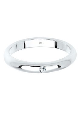 Elli DIAMONDS Verlobungsring 925 Sterling Silber Diamant ct 0.03 Verlobungsring
