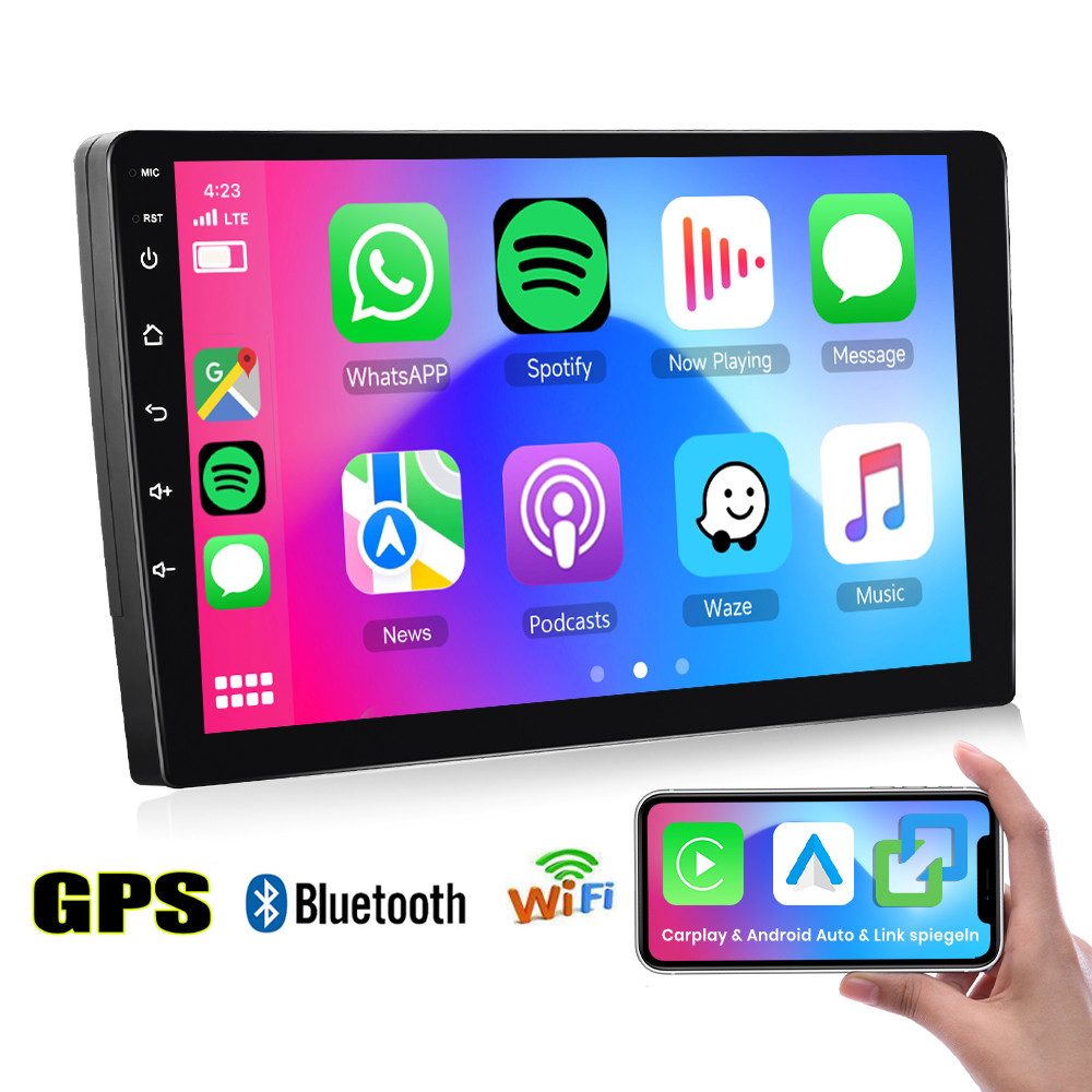 2 Din Android 13.0 9'' Auto-Spieler HD 1080P Autoradio