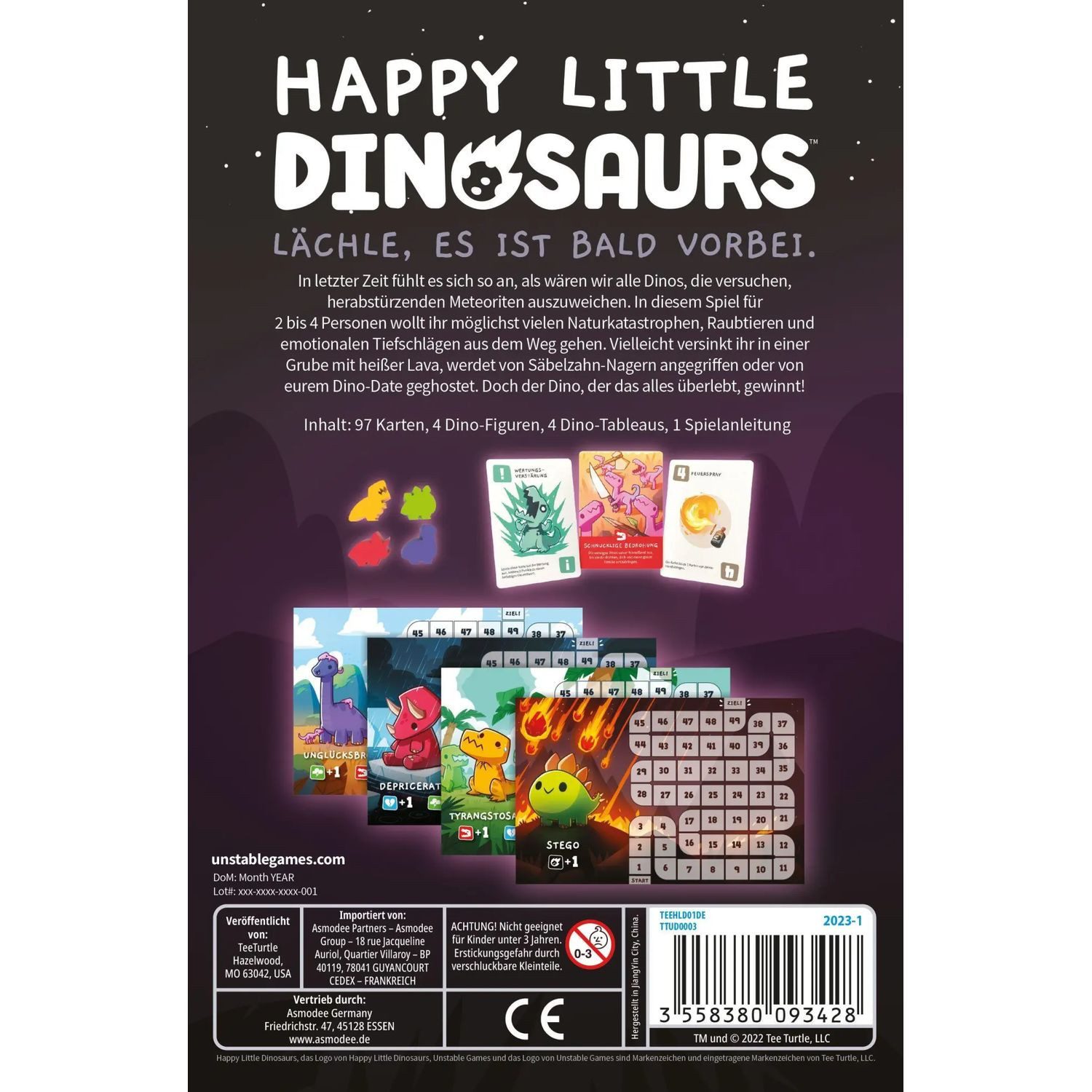 Asmodee Spiel Happy Little Dinosaurs