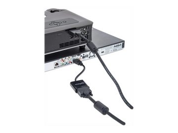 IC INTRACOM Konverter Manhattan HDMI -> VGA St/Bu schwarz Blister HDMI-Kabel