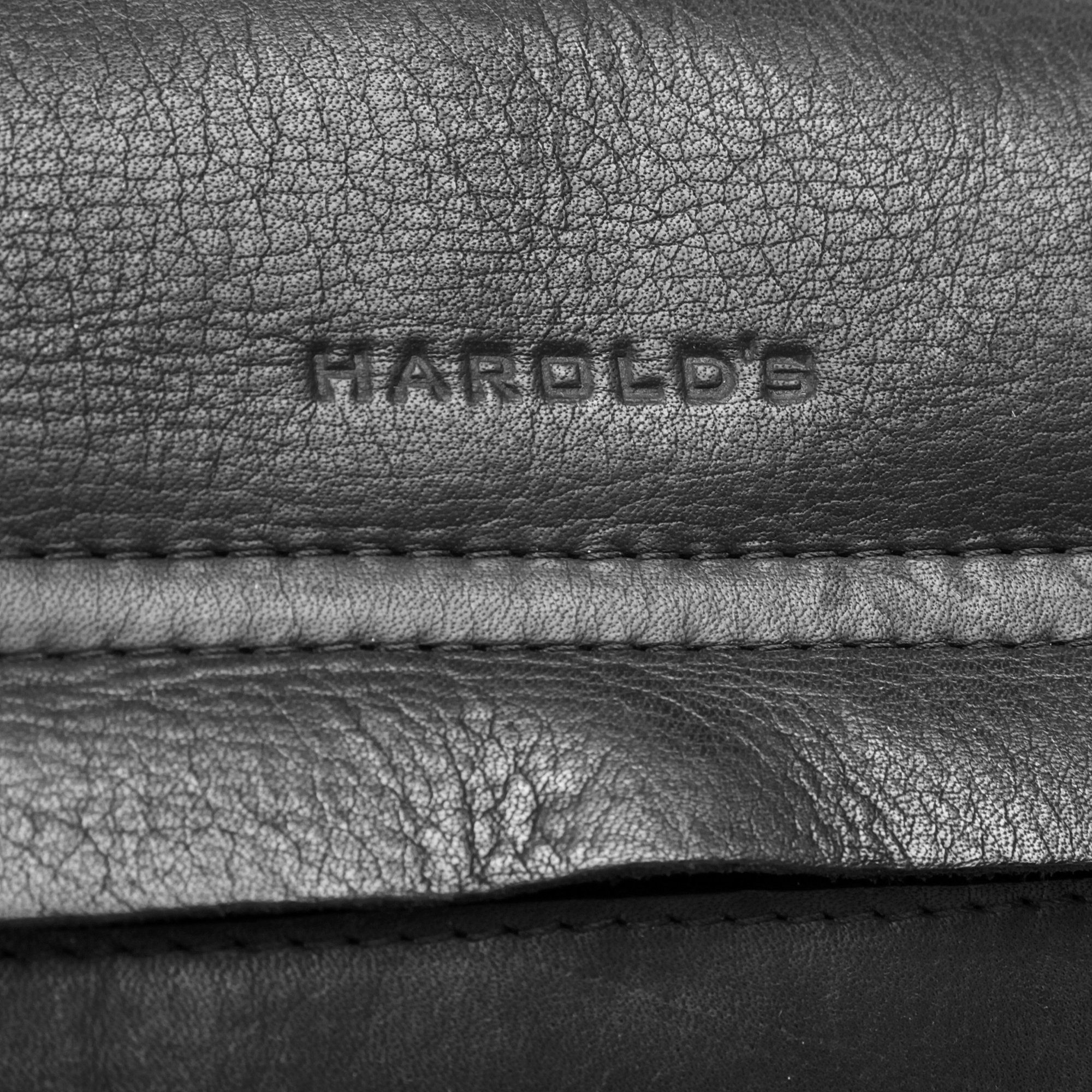 schwarz CAMPO, echt Harold's Leder Umhängetasche