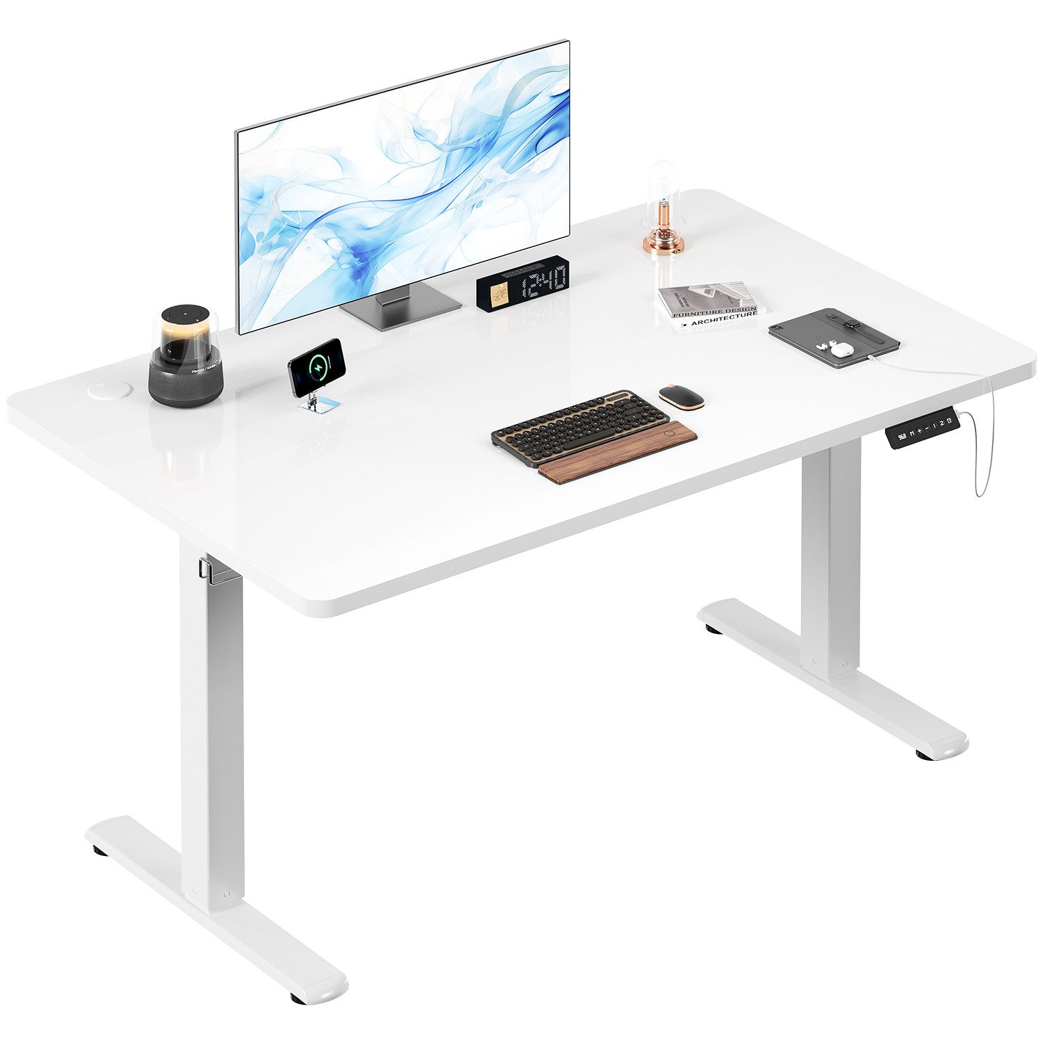 HOMALL Schreibtisch Höhenverstellbarer mit Gedächtnissteuerung, 100/110/120 günstig online kaufen