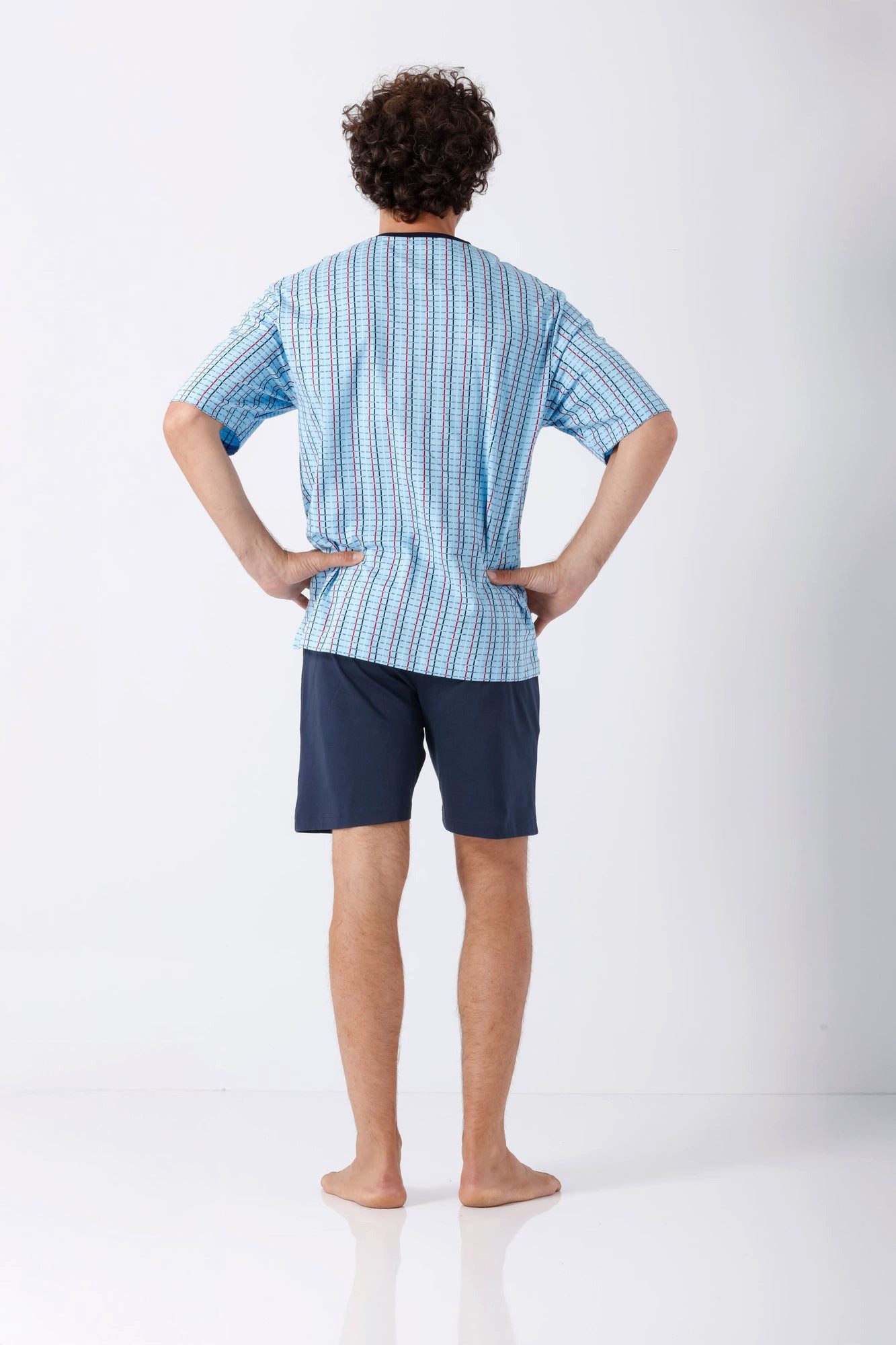 Hajo Schlafanzug Herren Schlafanzug Shorty Premium Cotton