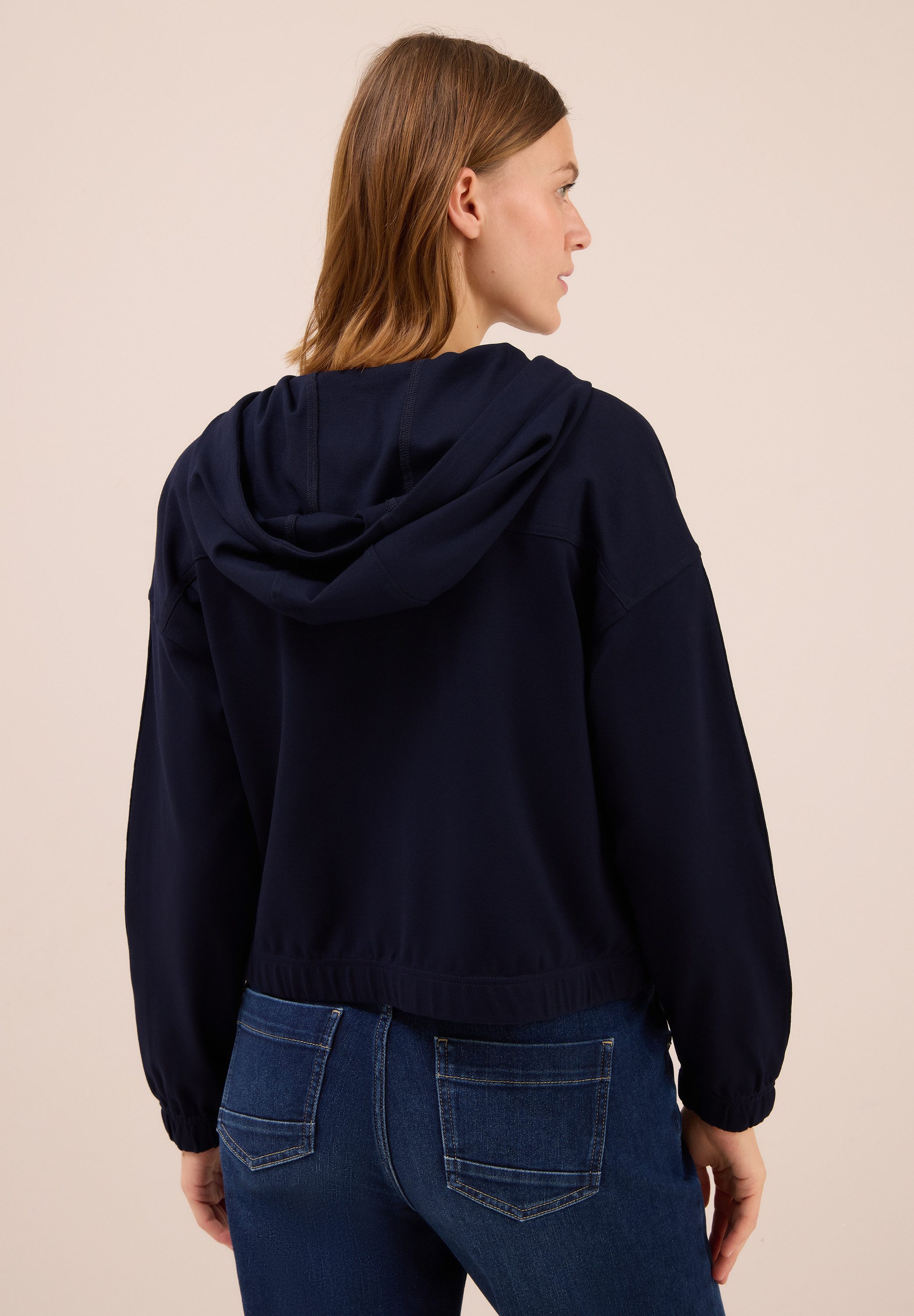 CECIL Sweatjacke mit Galon-Streifen günstig online kaufen