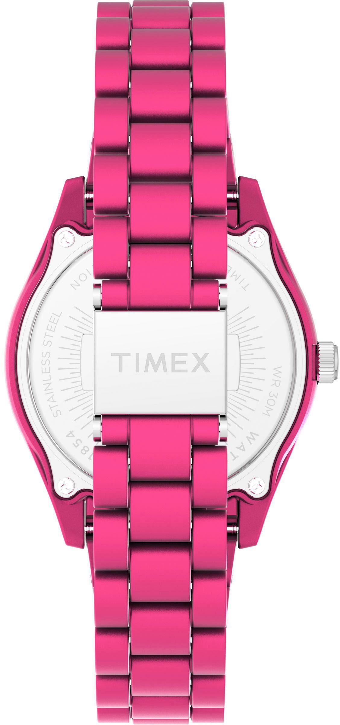 Timex Quarzuhr LEGACY 37 mm TW2Y04600AJ, Armbanduhr, Damenuhr,Kunststoffarmband, Leuchtzeiger
