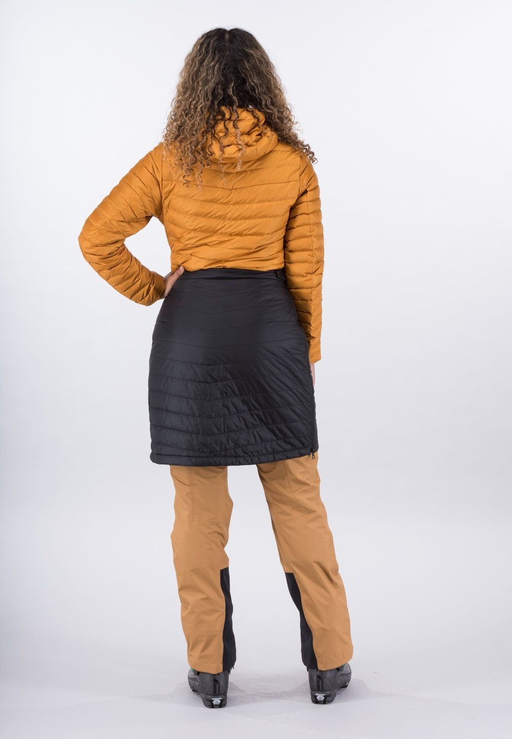 Skirt Røros Black Damen Skort Bergans Bergans Insulated