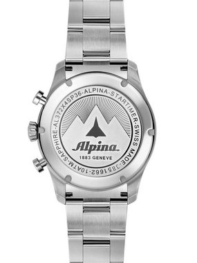 Alpina Chronograph Alpina AL-372BW4S26B Startimer Pilot Herrenuhr