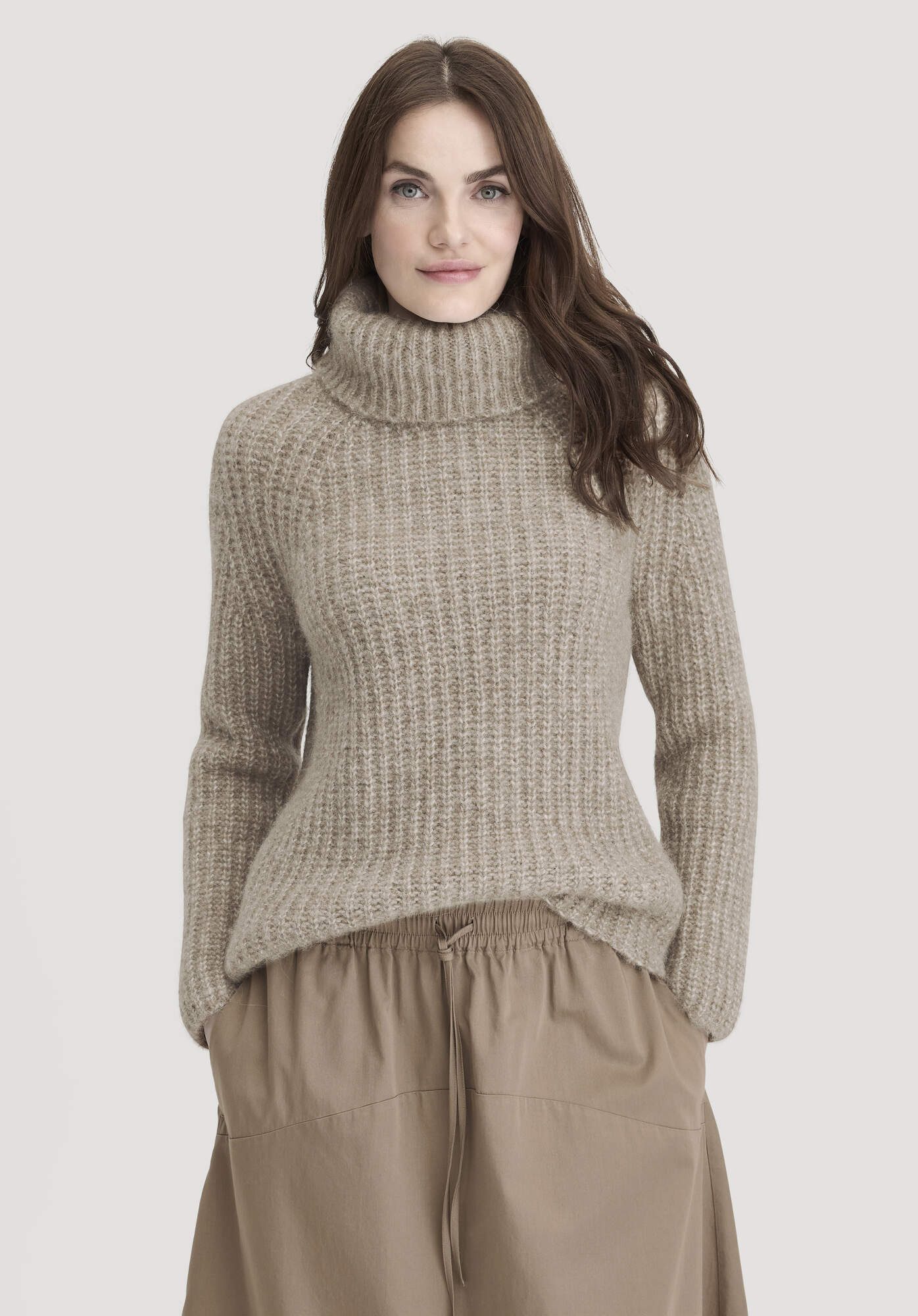 Hessnatur Strickpullover Relaxed aus Alpaka mit Bio-Baumwolle (1-tlg) günstig online kaufen