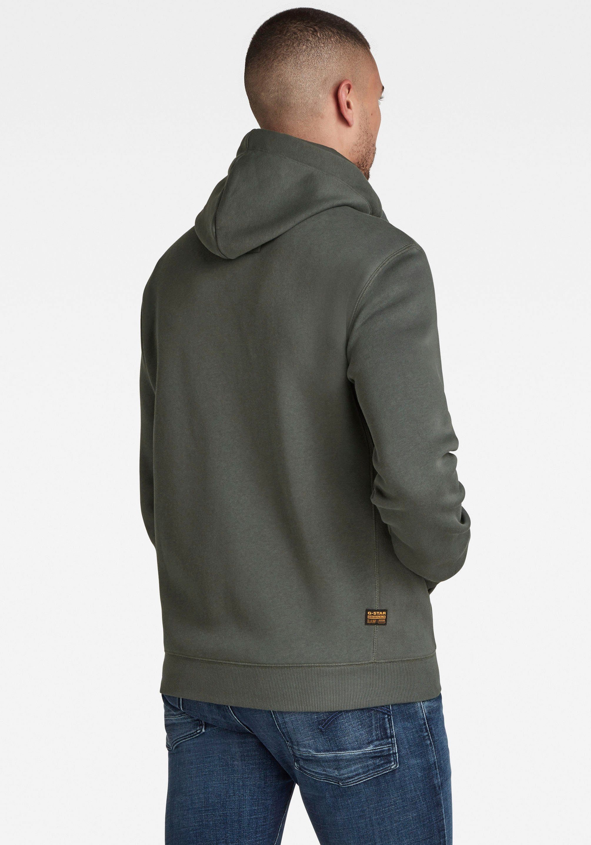 G-STAR Kapuzensweatjacke Premium Basic Hooded Zip Sweater