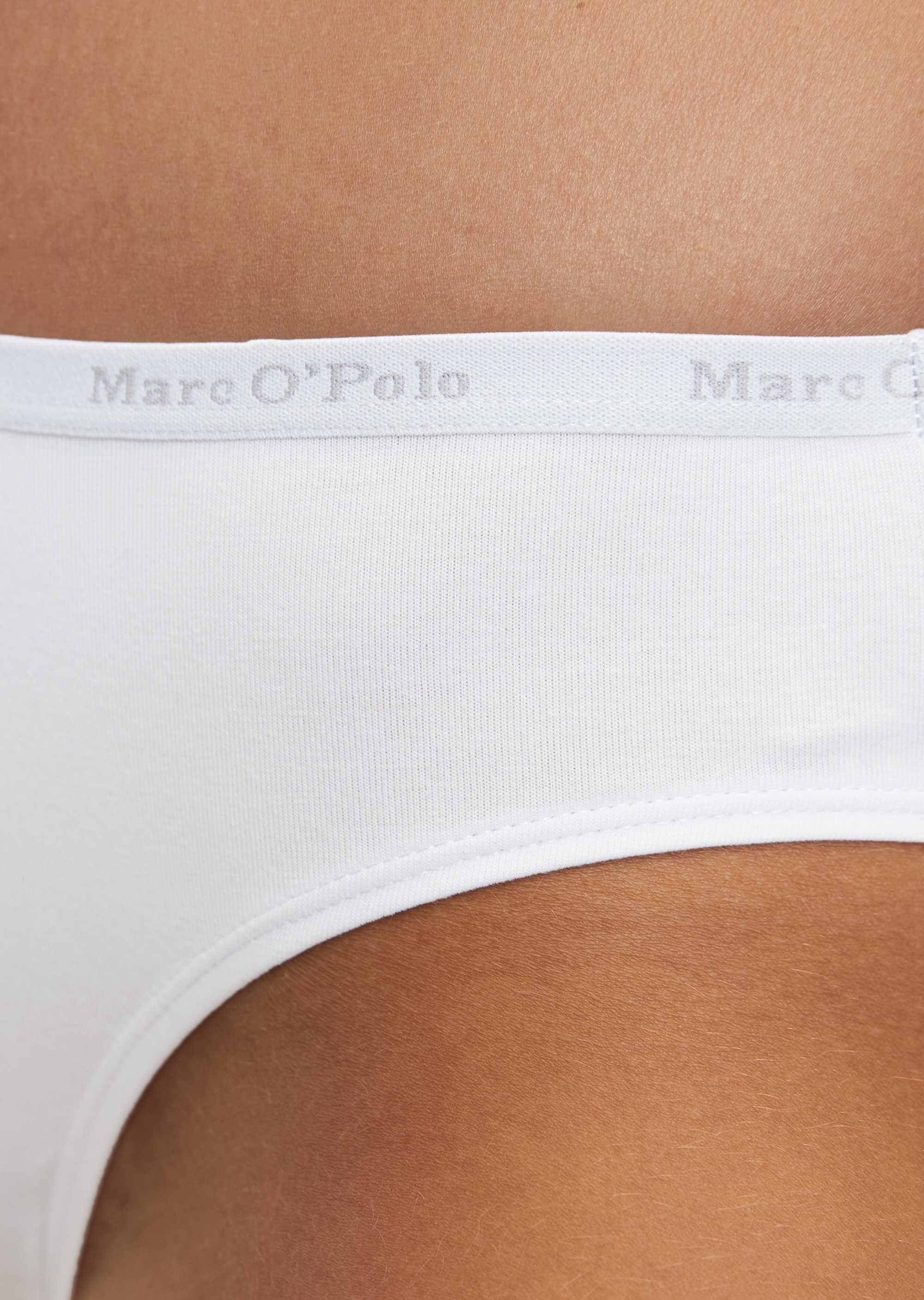 Weiß O'Polo Pack - Marc Slips, Slip Briefs, 3er Slip, Cotton Damen