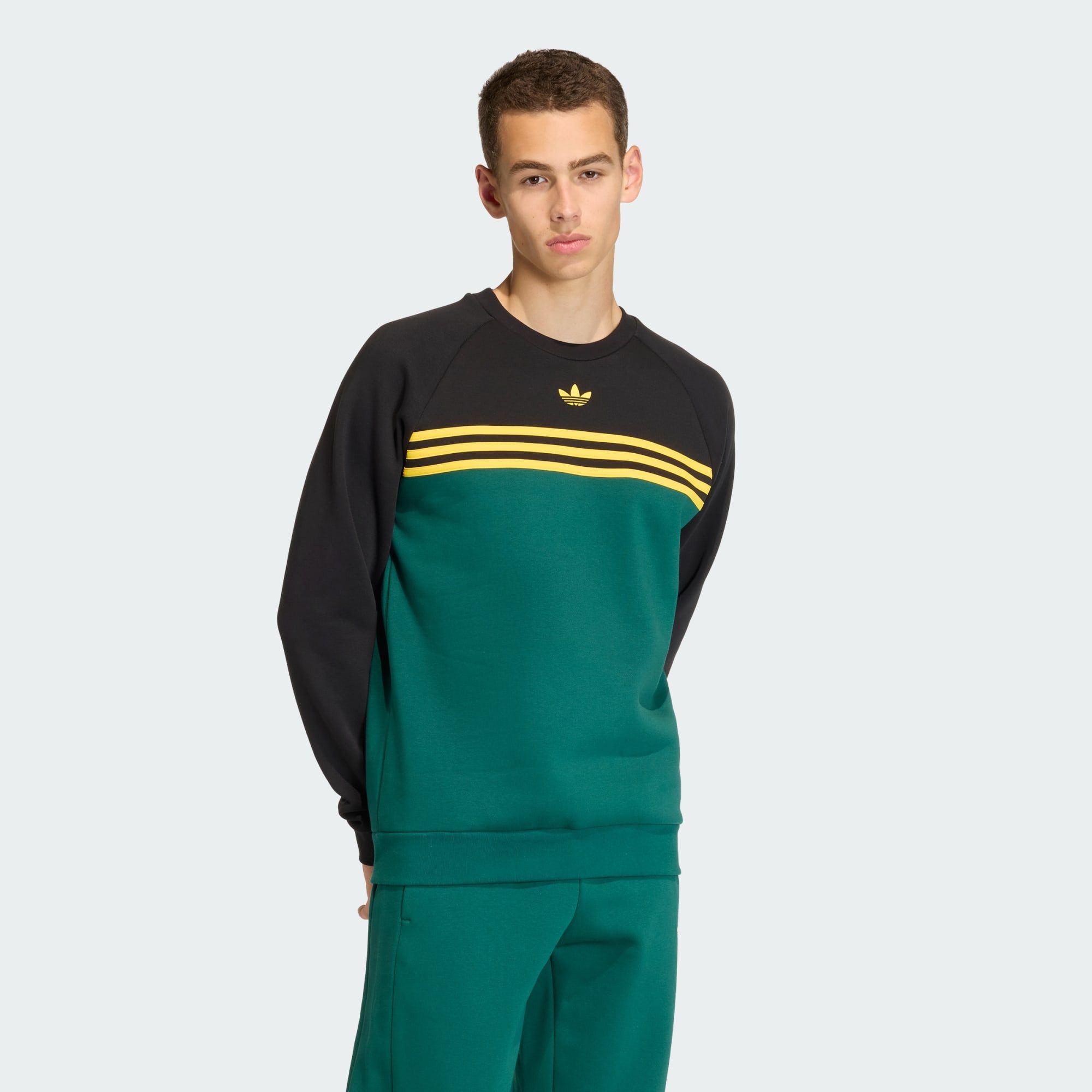 Sweatshirt CHEST STRIPES CREWNECK SWEATSHIRT