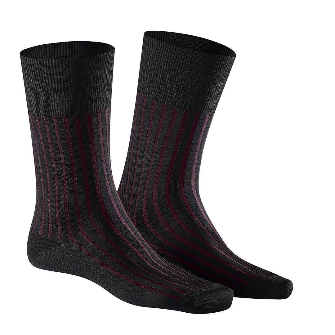 KUNERT Basicsocken NEW YORK CITY STYLE (1-Paar) Dark-merlot 1860