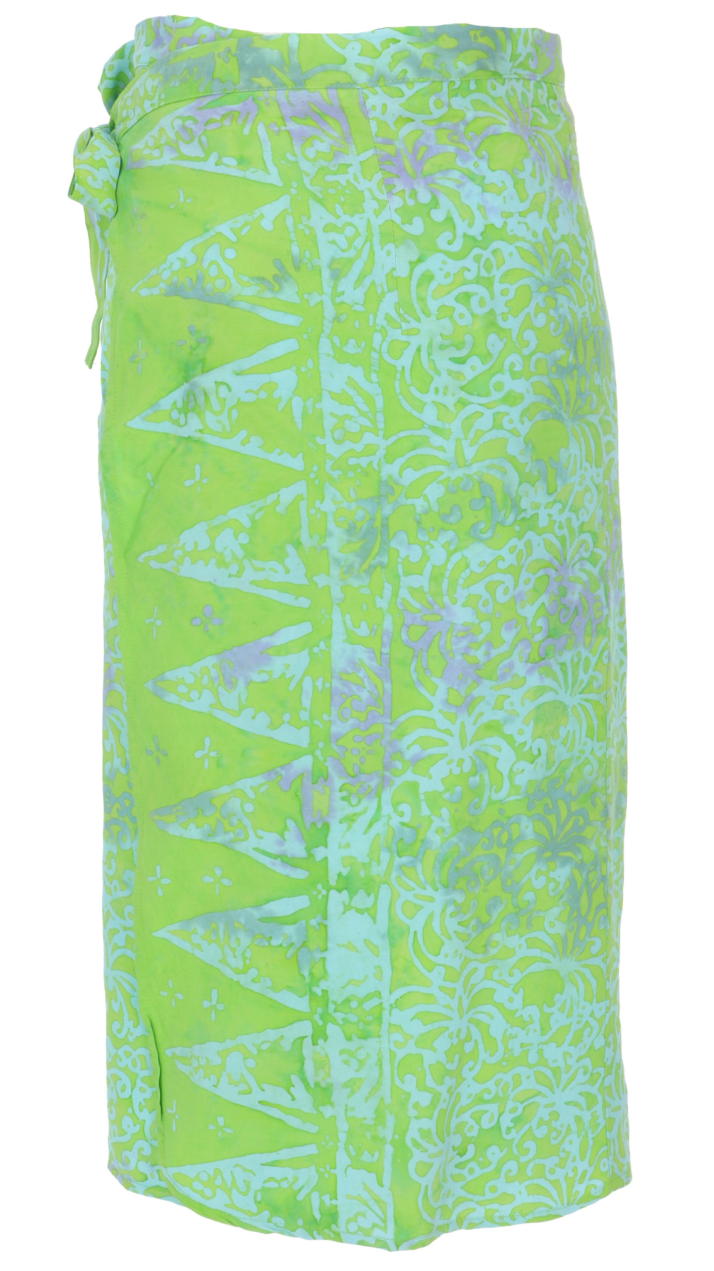 Guru-Shop Minirock 3/4 Wickelrock, Bali Sarong günstig online kaufen