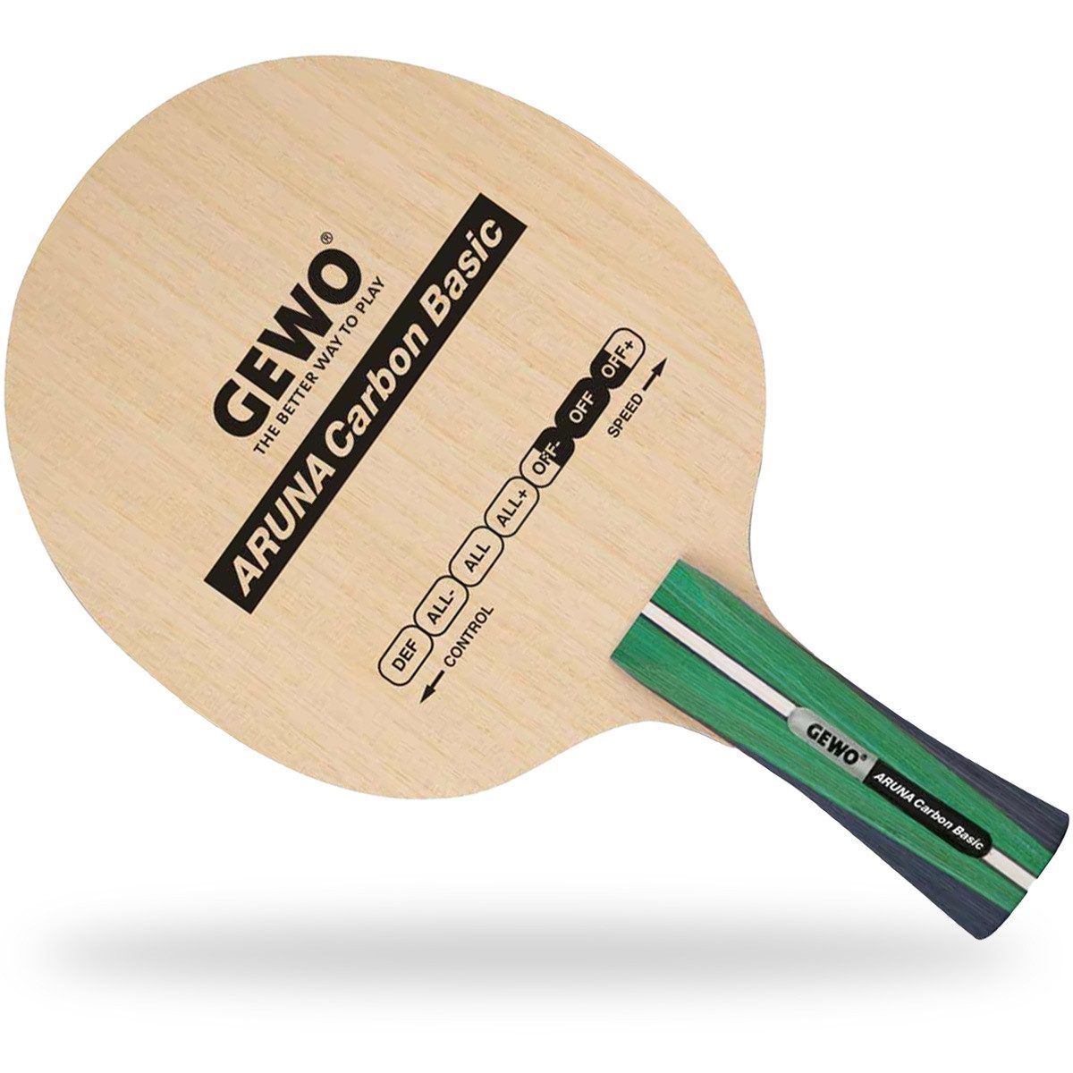 Tischtennisschläger Holz Aruna Carbon Basic