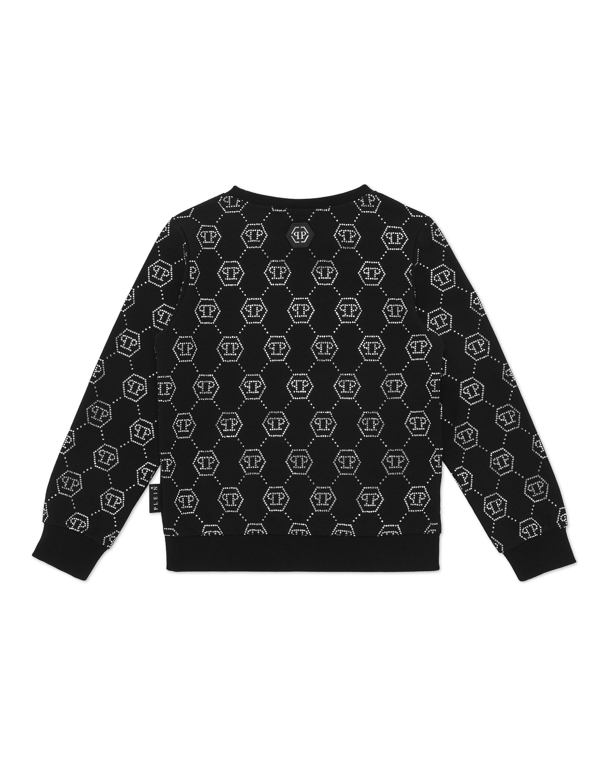 PHILIPP PLEIN Sweatshirt Monogram Mit Schmucksteinen