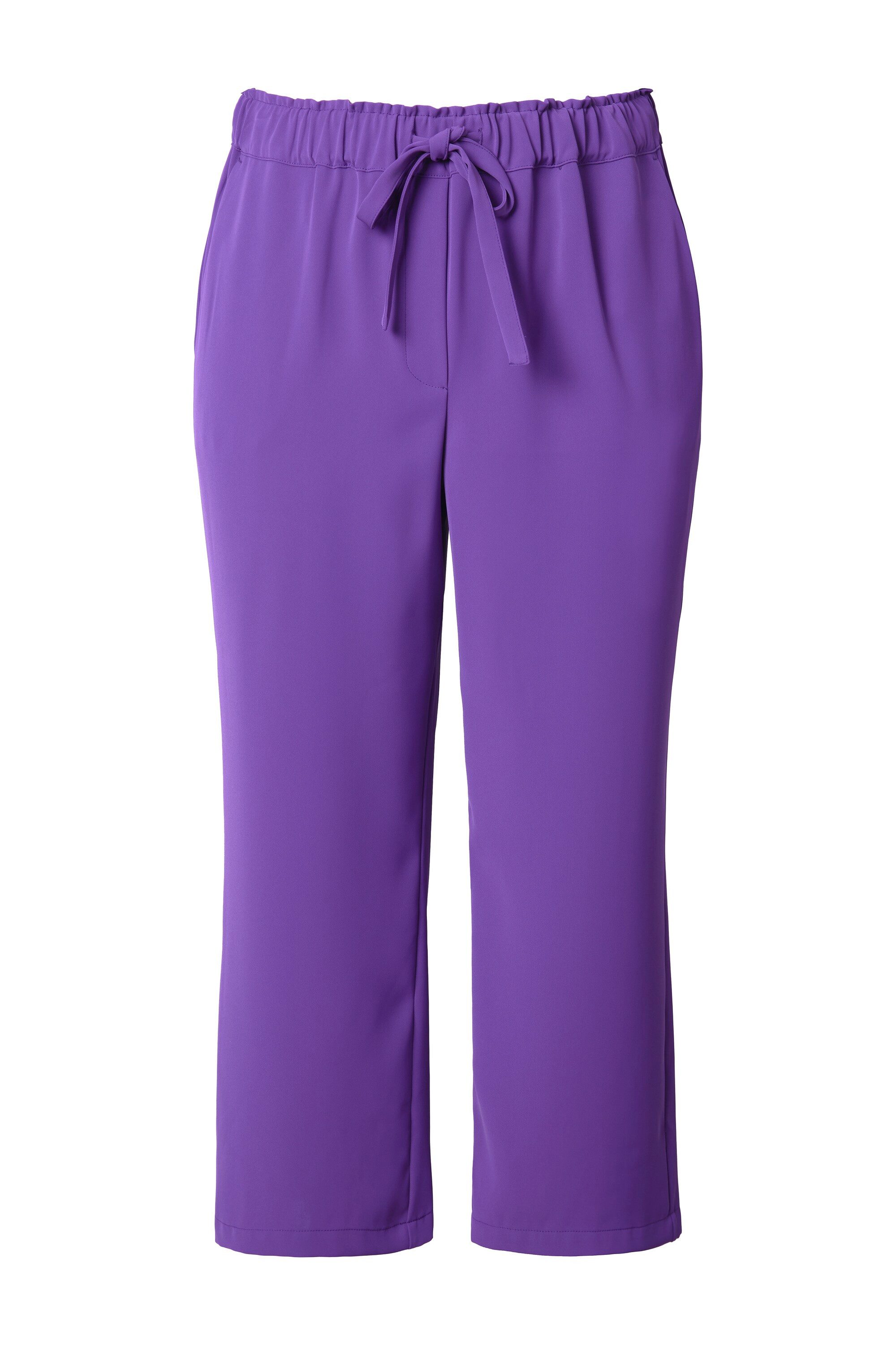 Ulla Popken Schlupfhose 7/8-Hose Bügelfalten Elastikbund günstig online kaufen