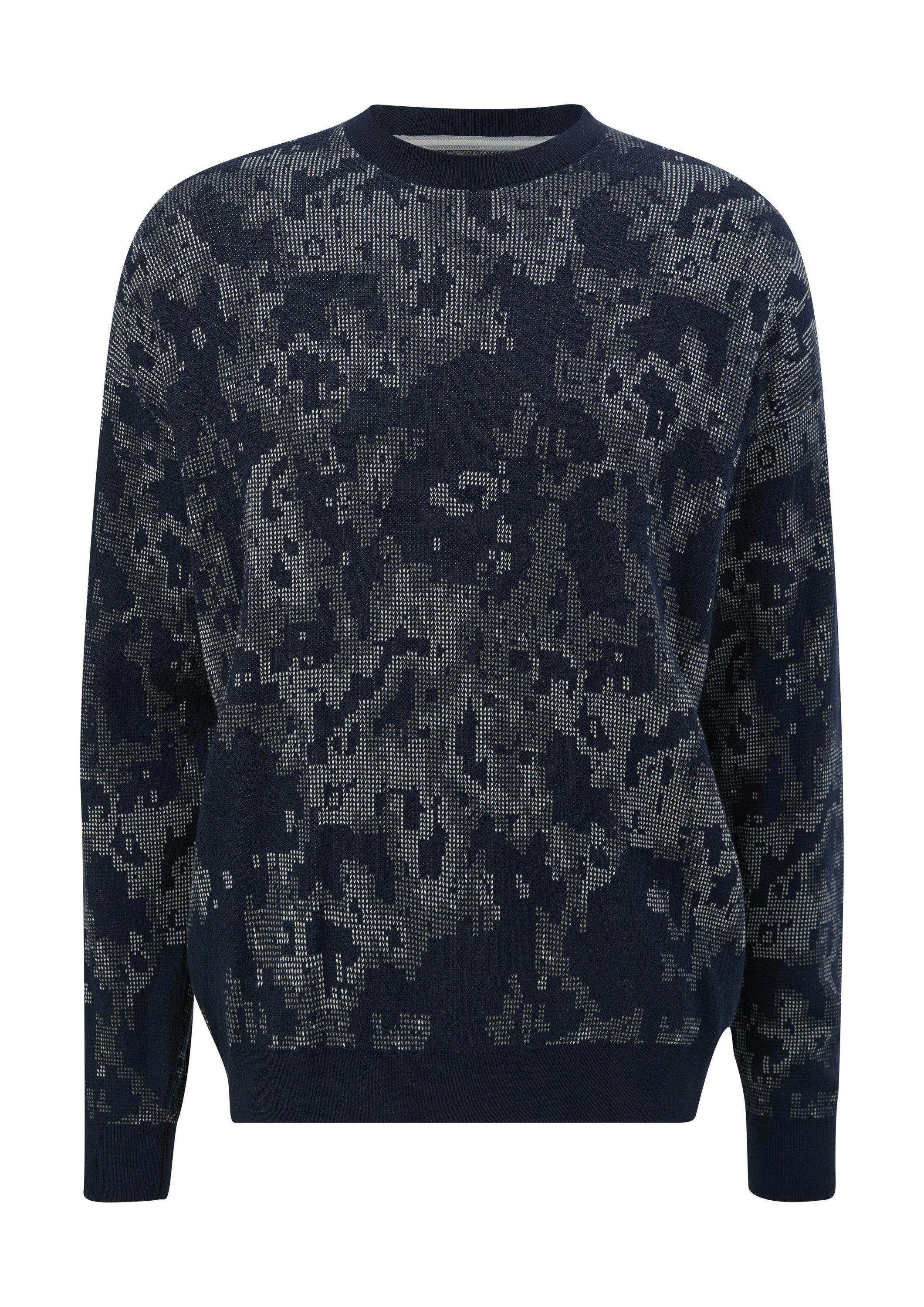 s.Oliver Longpullover Strickpullover Pullover aus Baumwolle