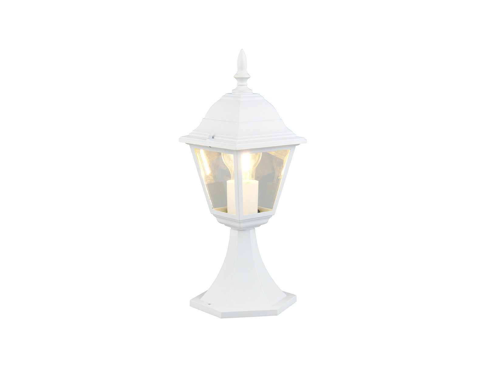 TRIO Leuchten LED Sockelleuchte im Landhausstil, Höhe 39cm, LED wechselbar, Warmweiß, Garten-Wegbeleuchtung, nostalgische Gartenlaterne inkl. Leuchtmittel