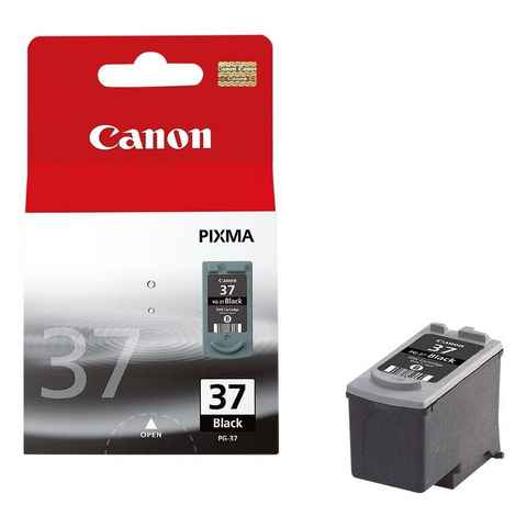 Canon PG-37 Tintenpatrone (Original Druckerpatrone, schwarz)