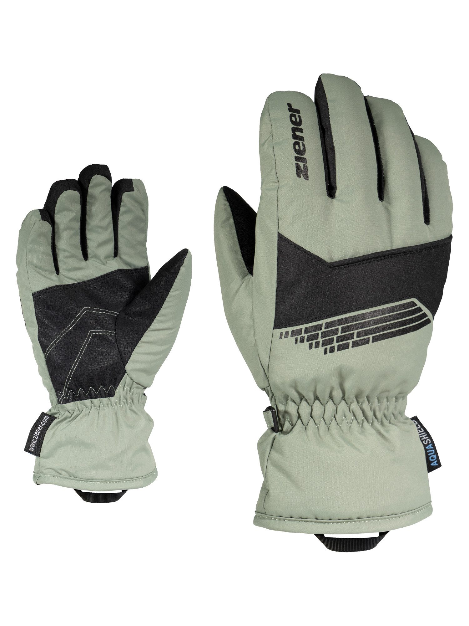 Ziener Skihandschuhe LAVIVI-Z AQUASHIELD® JUNIOR warm, wasserdicht, winddicht, atmungsaktiv