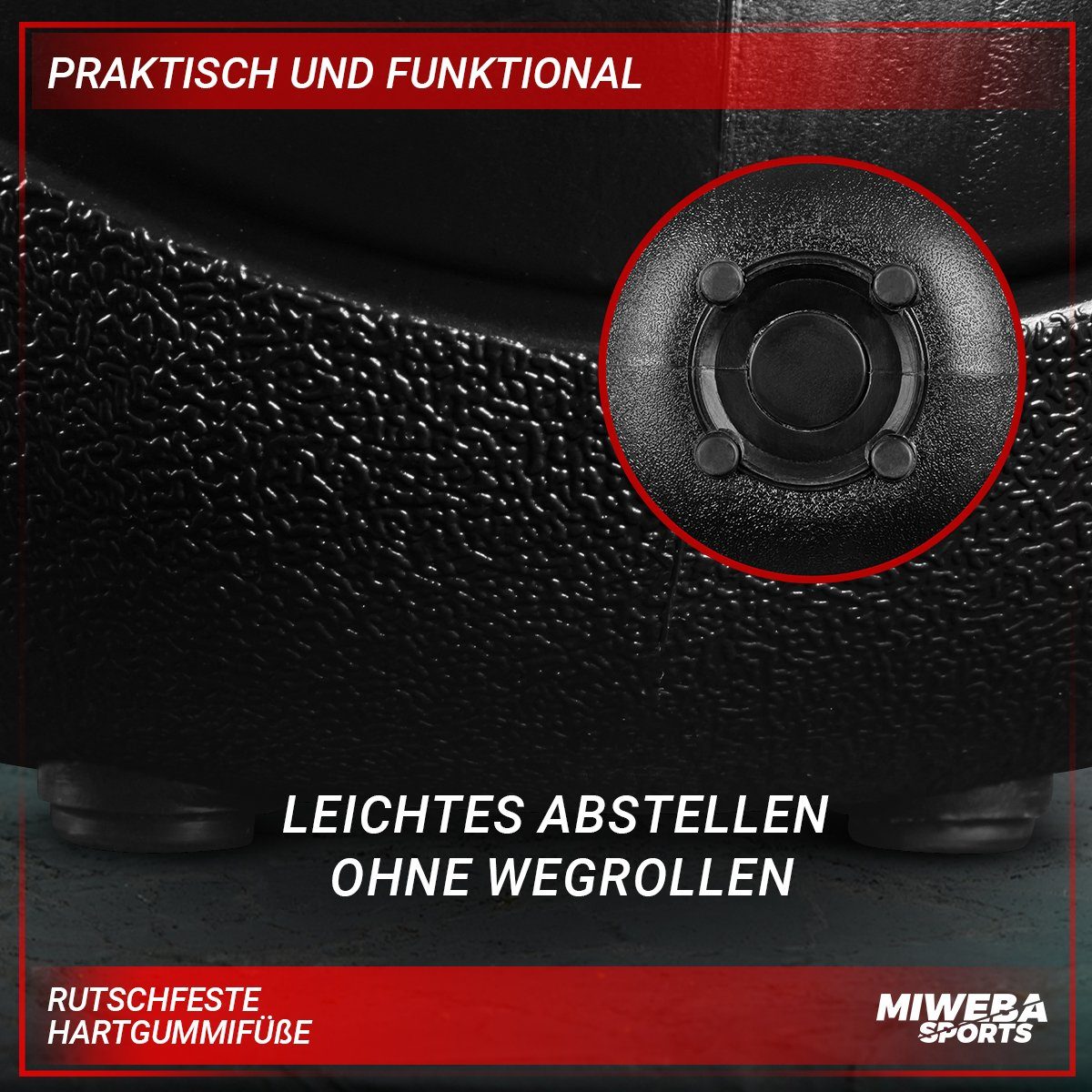 Fitness Kugelhantel Sports Fitness verschiedene Hantel Indoor Kettlebell Kraftraining & Kettle - geräuscharm KB200 Kettlebell - Profi Bell), Outdoor Sport Schwunghantel - Sand-Zement-Mischung Ganzkörpertraining - Miweba Gewichte Workout Kugelgewicht - Kurzhantel Workout wasserabweisend (Anti-Rutsch-Griff Varianten, Hartgummifüße - hochwertige