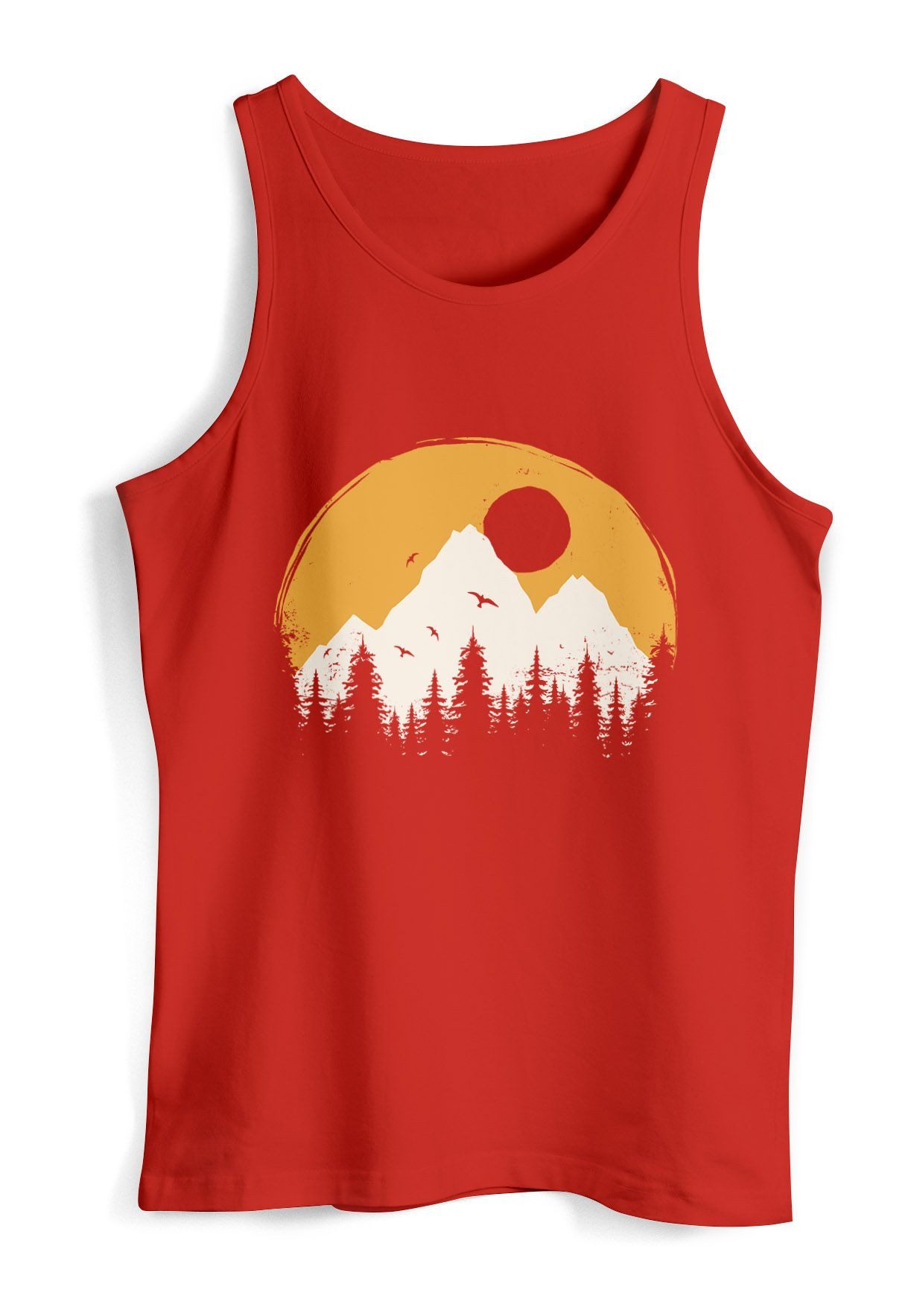 Neverless Tanktop Herren Tank-Top Outdoor Print günstig online kaufen