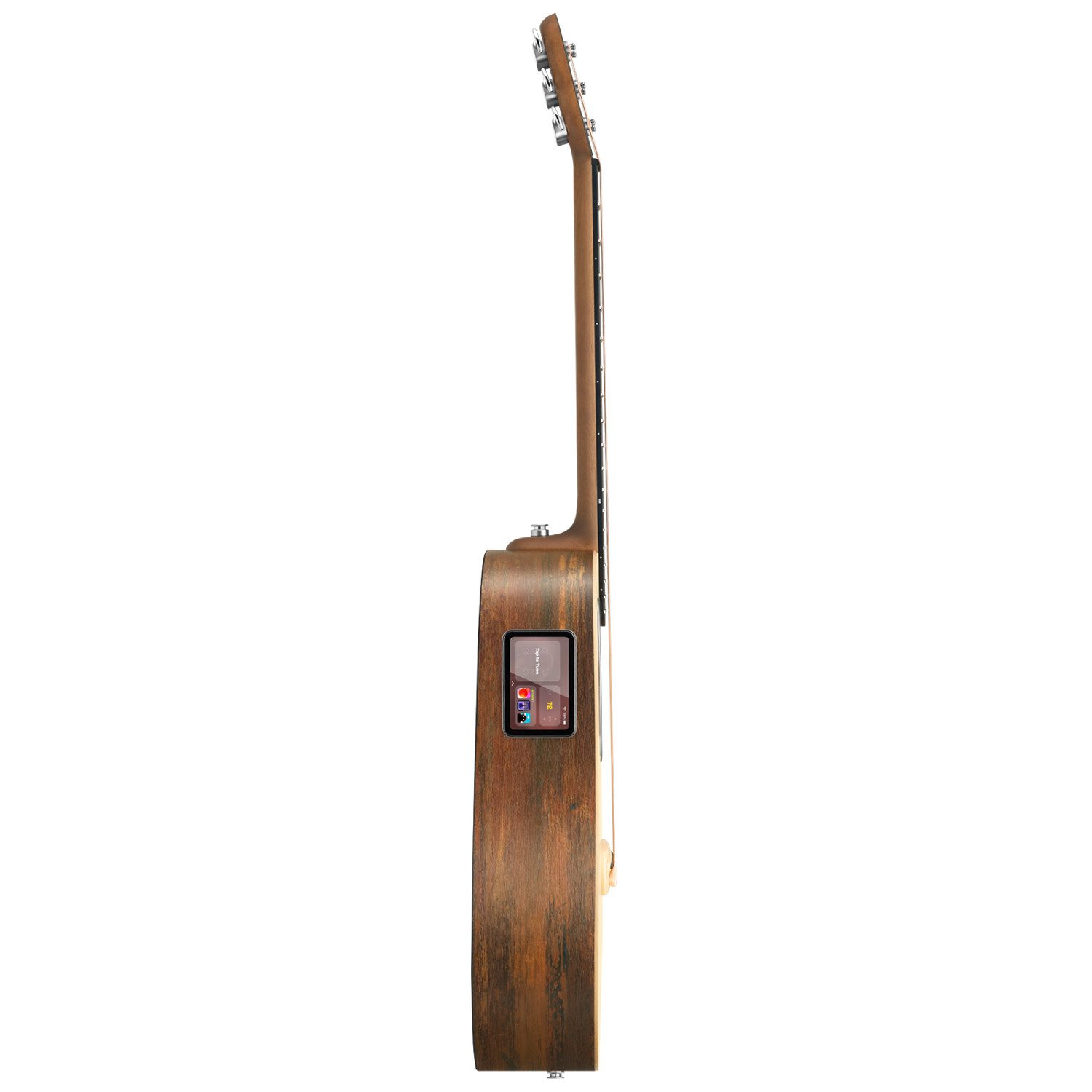 Lava Music Westerngitarre Lava Music Gitarre ME4 Spruce 36 Zoll Woodgrain Brown, Westerngitarre, Klinke, USB-C, Elektronische Akustik-Gitarre