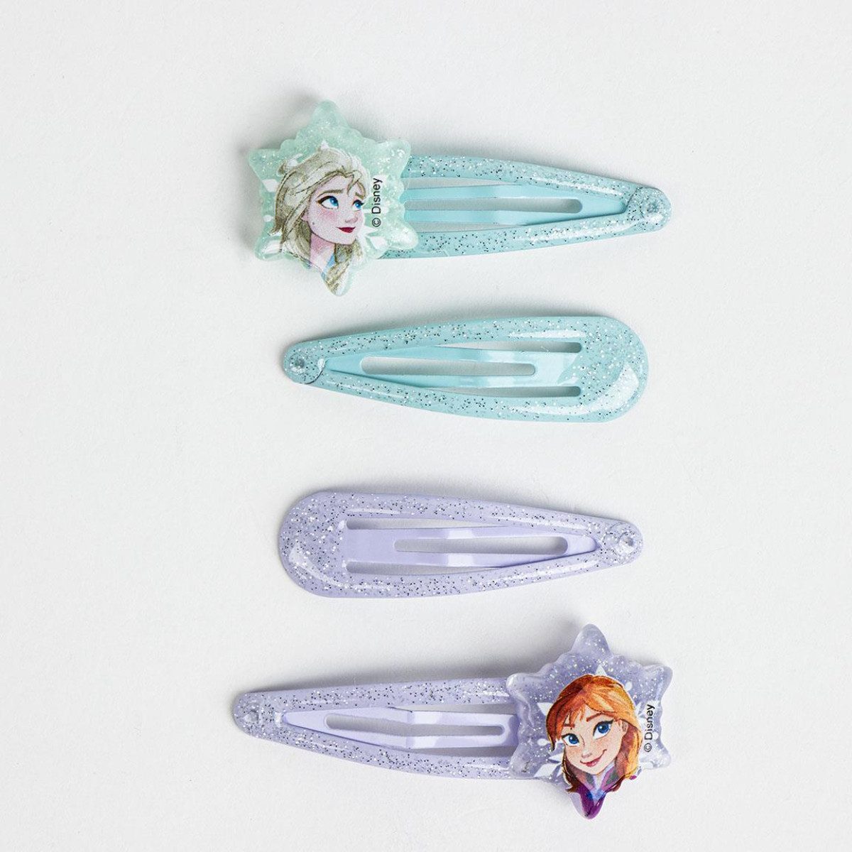 Cerda Haarspange Disney Frozen Haaraccessoires – 4 Stück Kinder für Alltag & Party