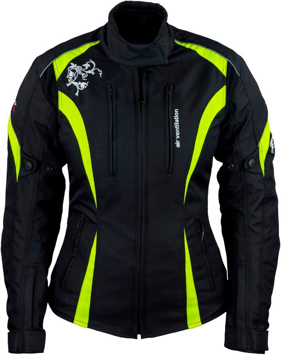 roleff Motorradjacke Latina Lady Mit Sicherheitsstreifen günstig online kaufen