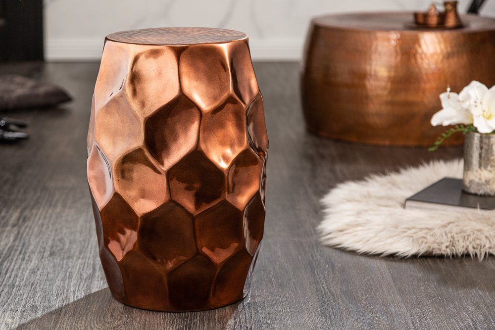riess-ambiente Beistelltisch ORGANIC ORIENT Ø50cm kupfer (Einzelartikel, 1- günstig online kaufen