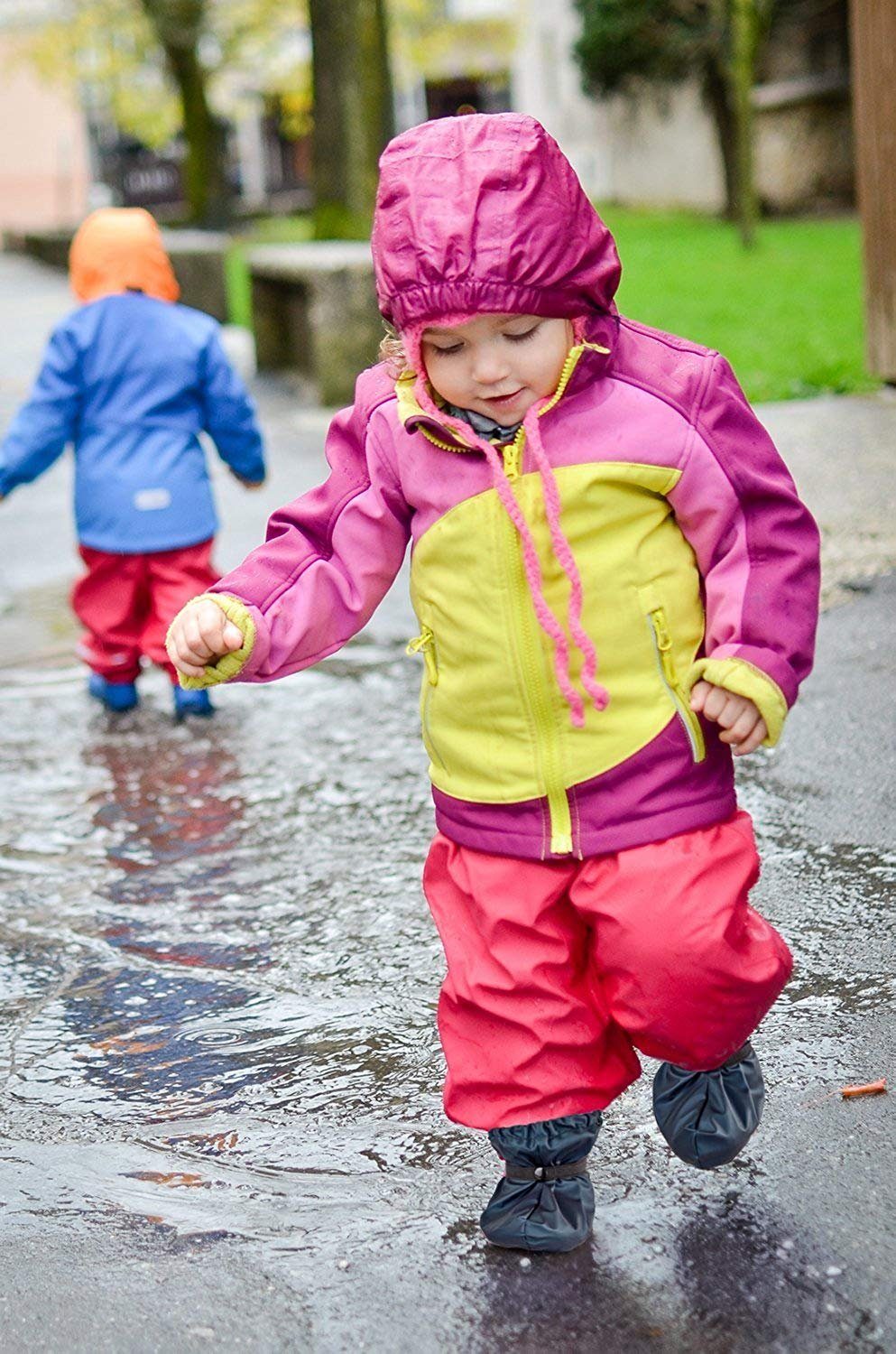 Talinu Kinderanzug Regenfüßlinge Regenschuhe Überziehschuhe 2er Kinder Regenschuh bis 22