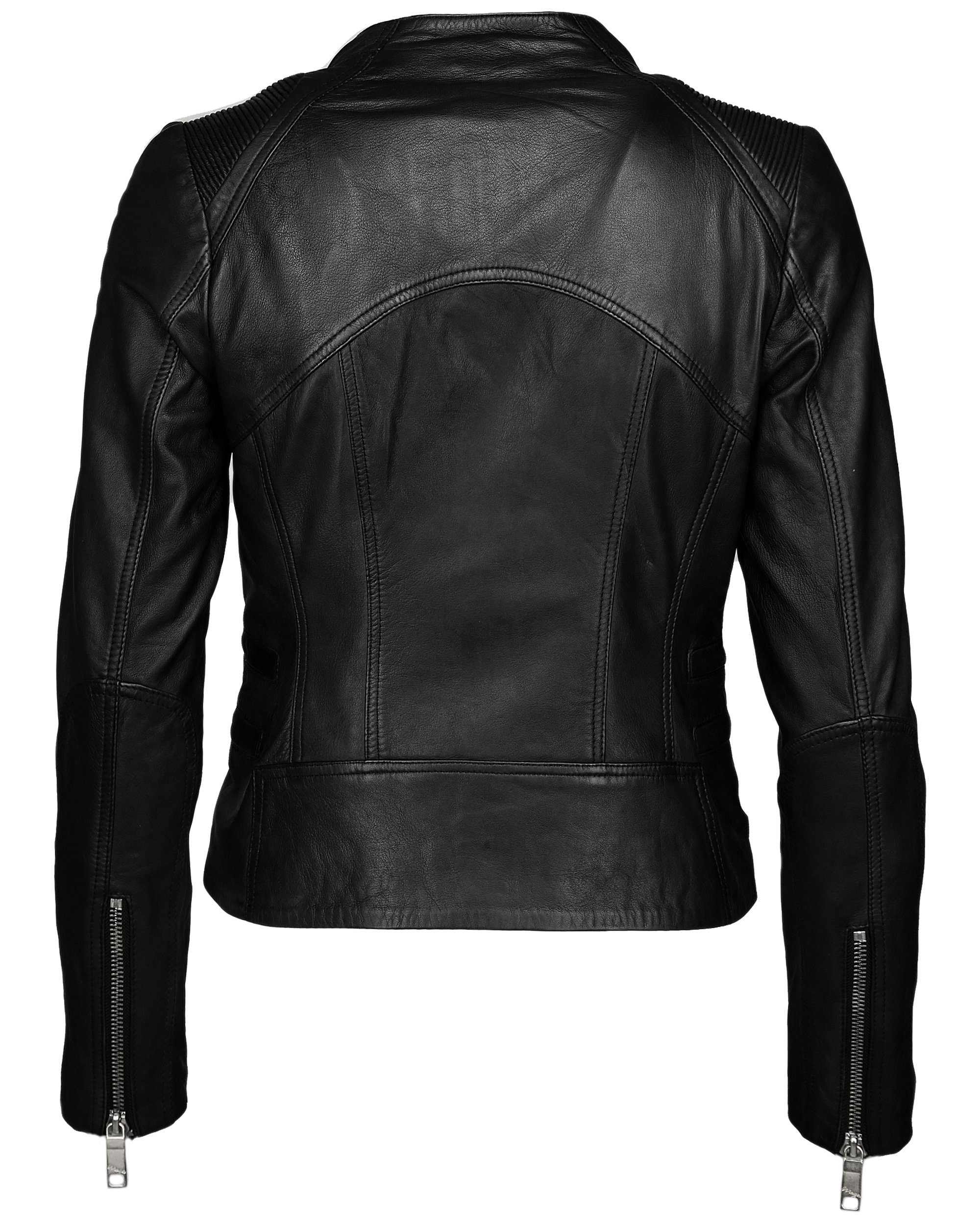 Maze black Lederjacke Chrystal