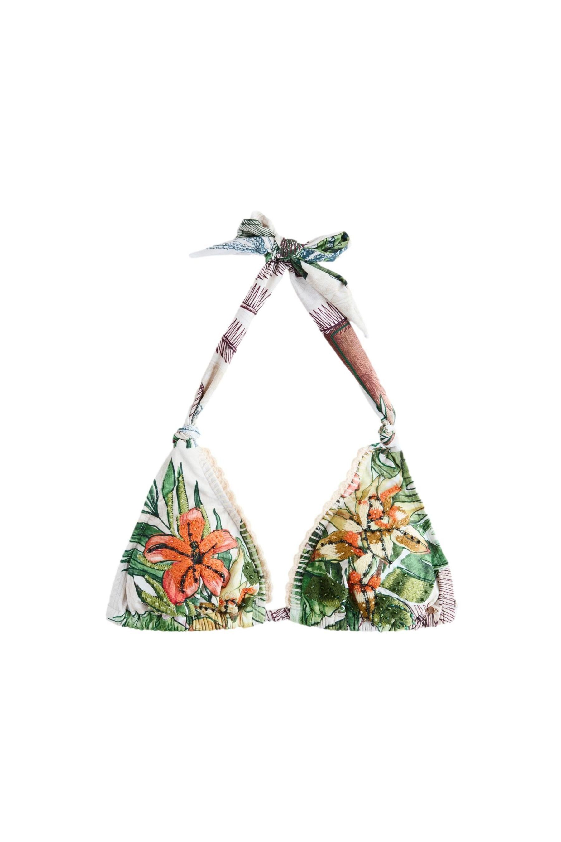 Next Triangel-Bikini-Top Verziertes Triangel-Bikinioberteil (1-St) günstig online kaufen
