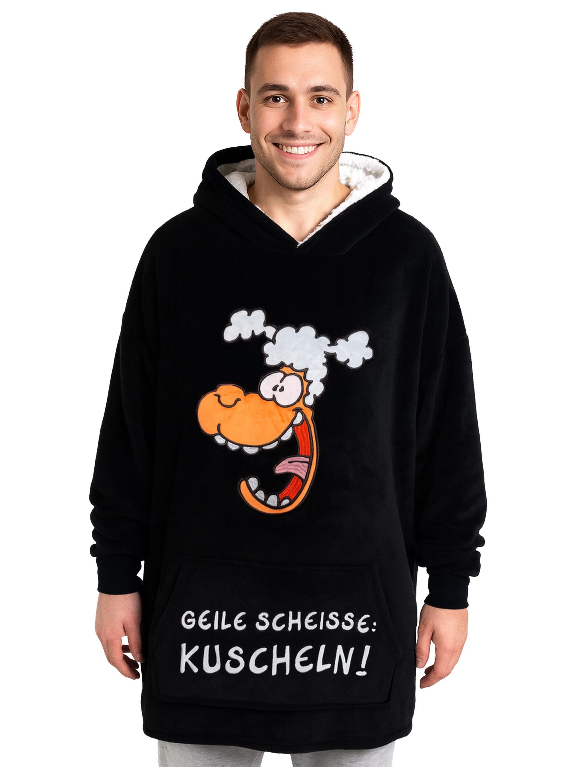 United Labels® Kapuzenpullover Ralph Ruthe Oversize Cozy Hoodie Übergroße Kuschelpullover