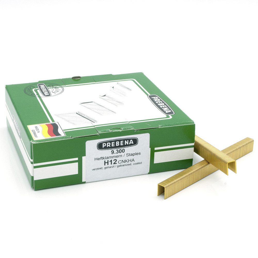 Prebena Tackerklammer Prebena H12CNKHA Heftklammern-Set 9300 St. Abmessungen (L x B) 12 mm