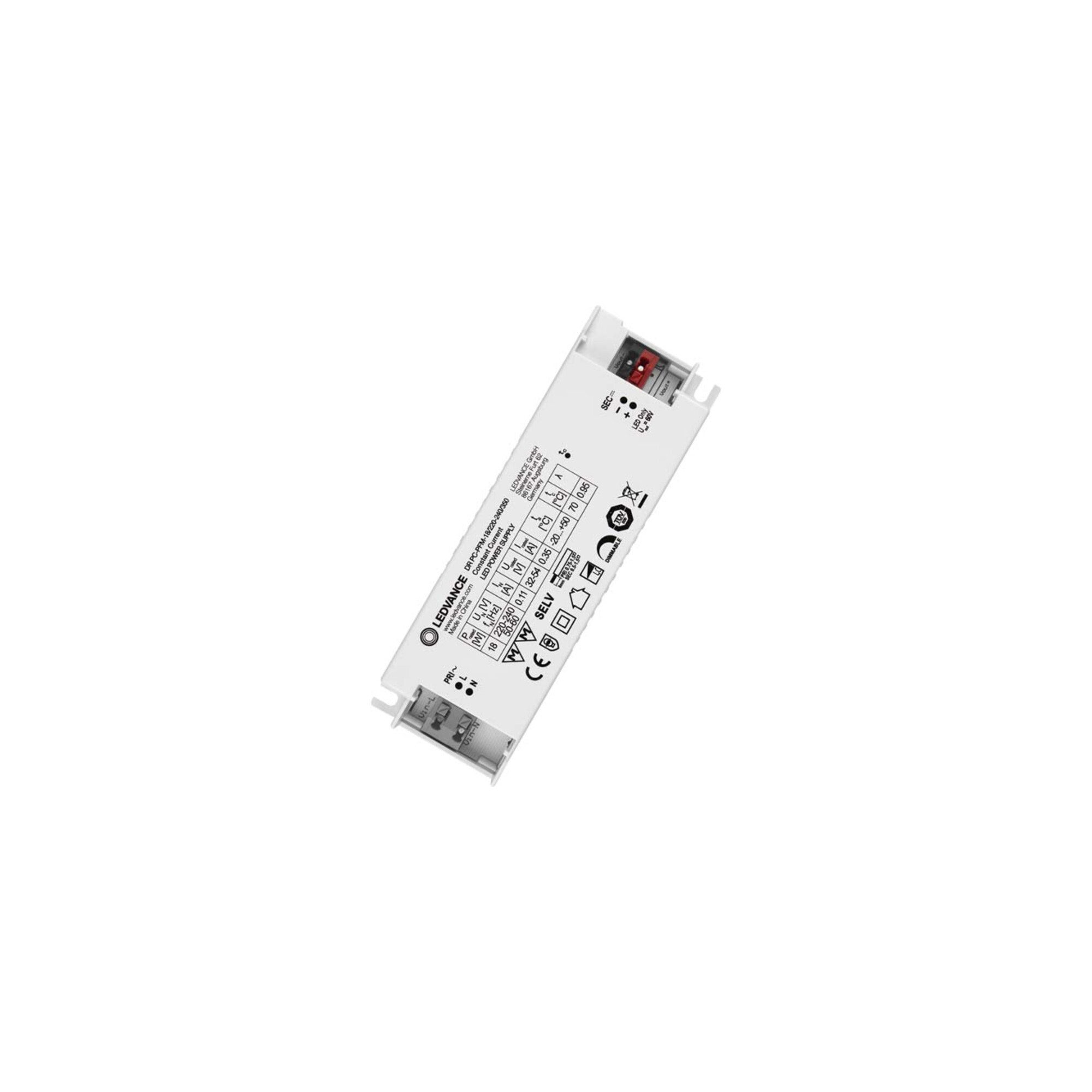 Ledvance LEDVANCE LED-Treiber 350 mA, 18 W, IP20 DRPCPFM18/220240/350 Netzteil