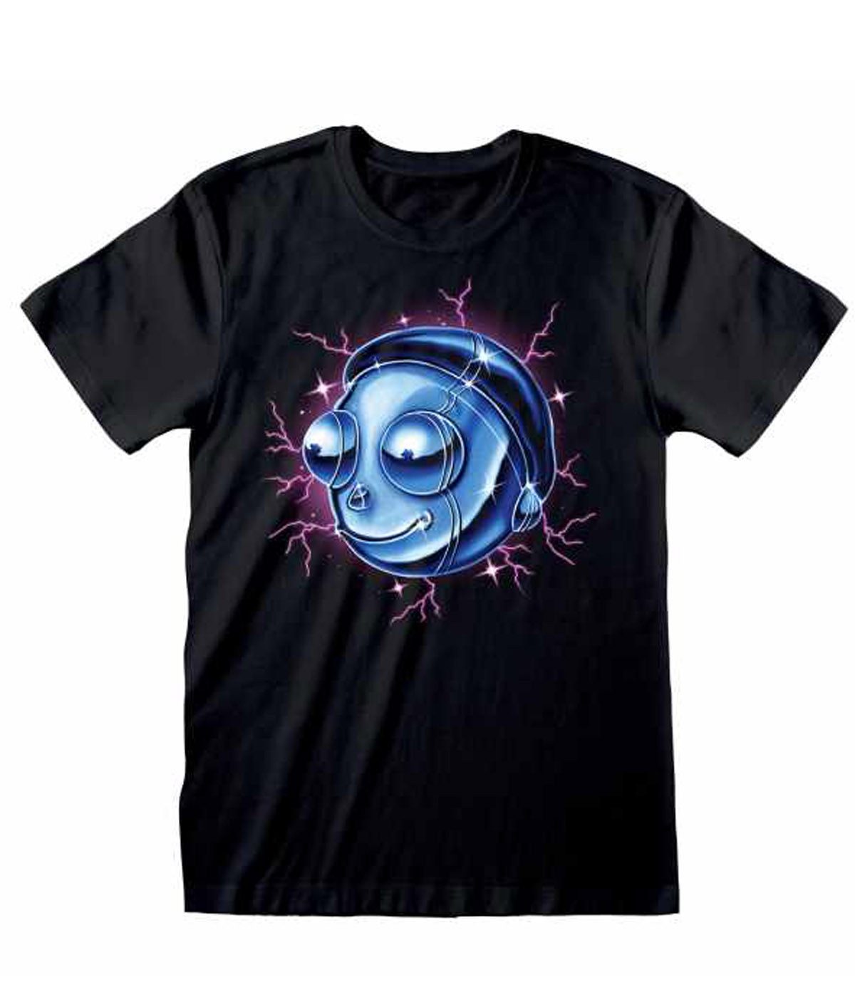 Rick and Morty T-Shirt Chrome Effect