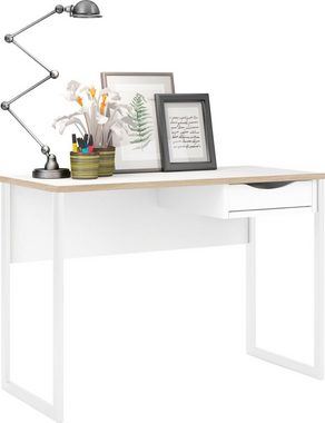 Home affaire Schreibtisch Plus, mit vielen Stauraummöglichkeiten, zeitloses Design