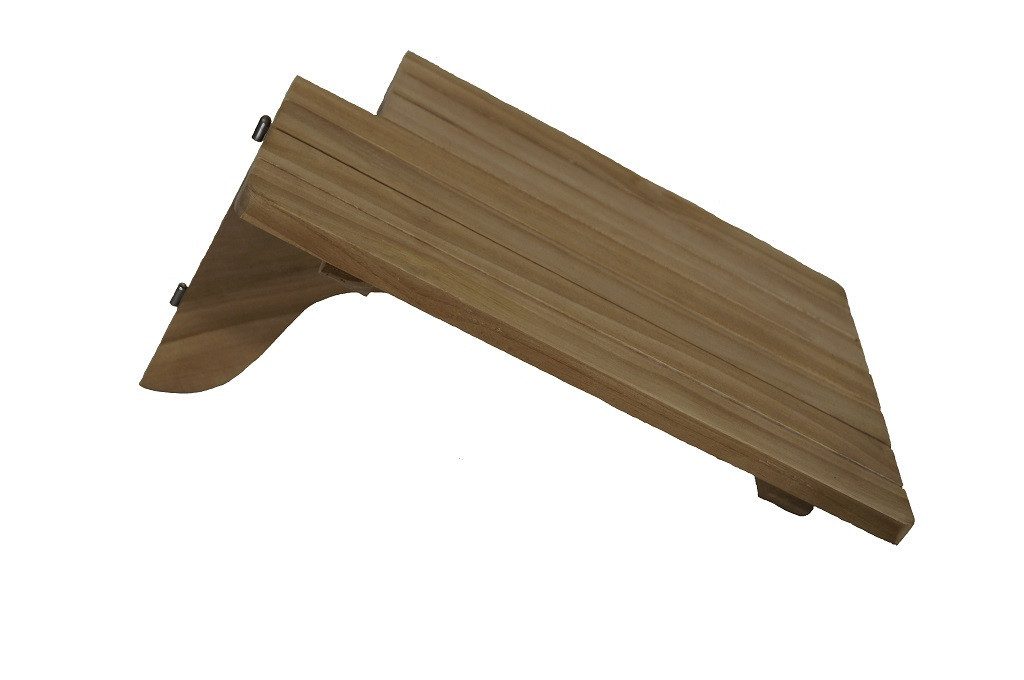 Strandkorb-King Strandkorb Strandkorb Seiten- Schwenktisch, Teakholz Links, BxTxH: 28x40x23 cm