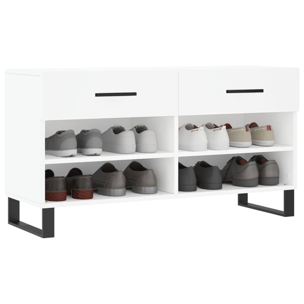 vidaXL Schuhregal Schuhbank Weiß 102x35x55 cm günstig online kaufen