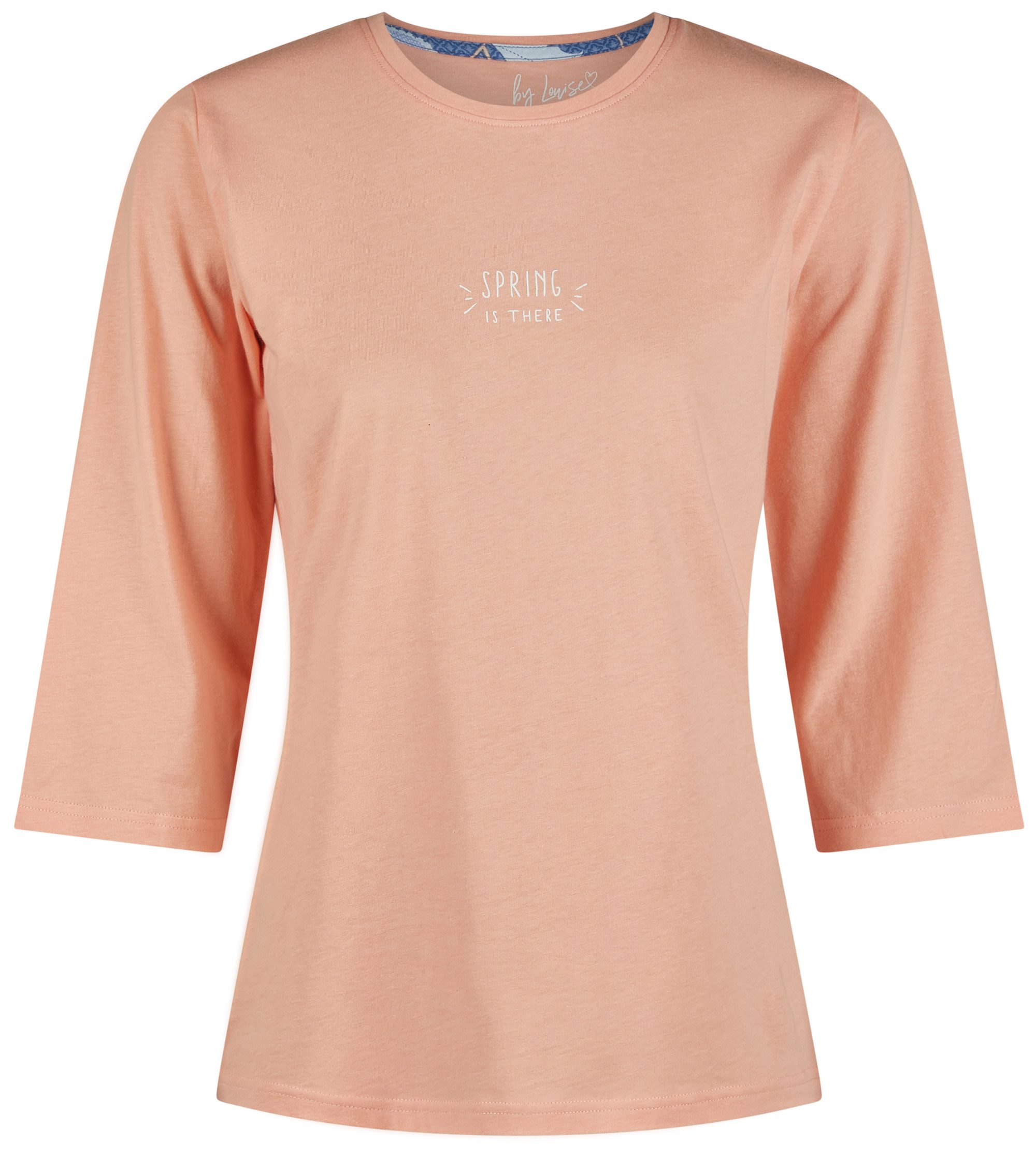 By Louise Schlafanzug Sleep Chic (Set, 2 tlg., 2-teilig) Damen Pyjama lang 3/4 Arm Oberteil Baumwolle Hose Viscose
