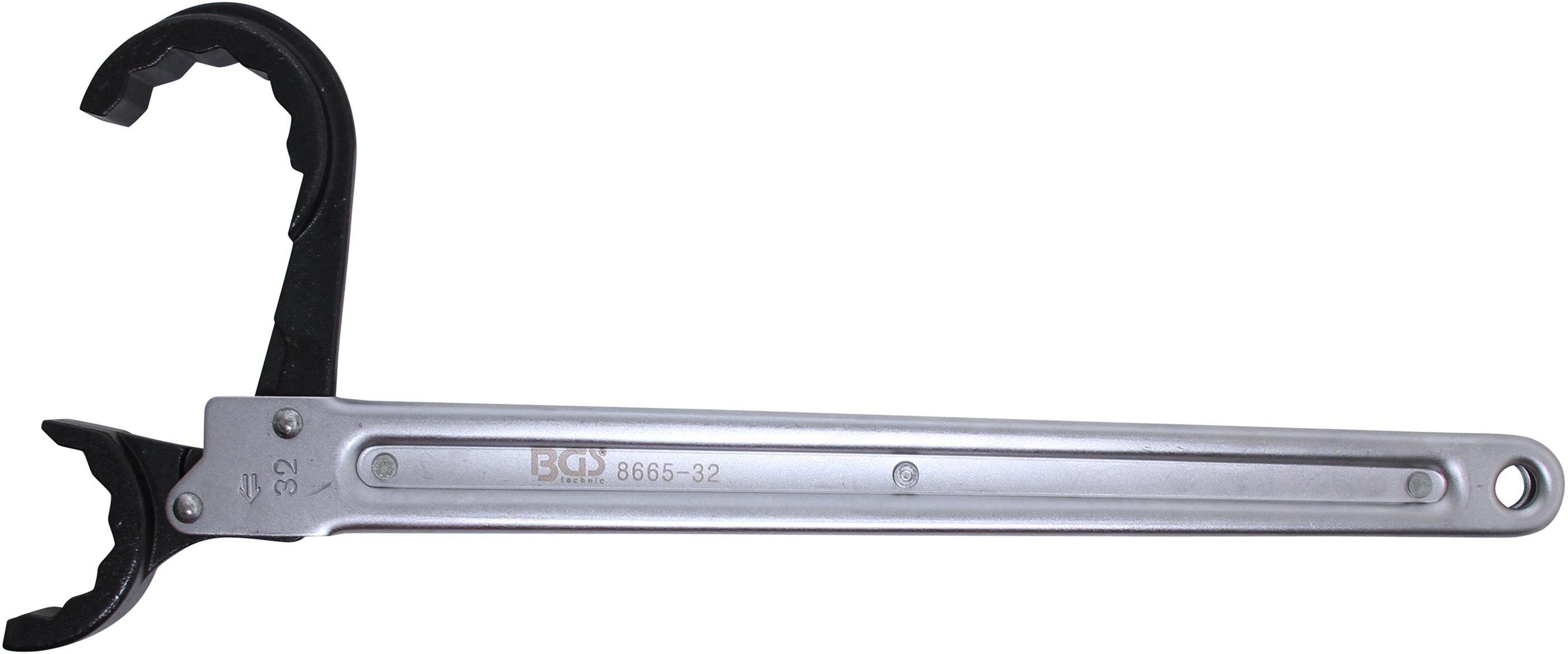 BGS technic Ratsche Leitungs-Ratschenschlüssel, 32 mm