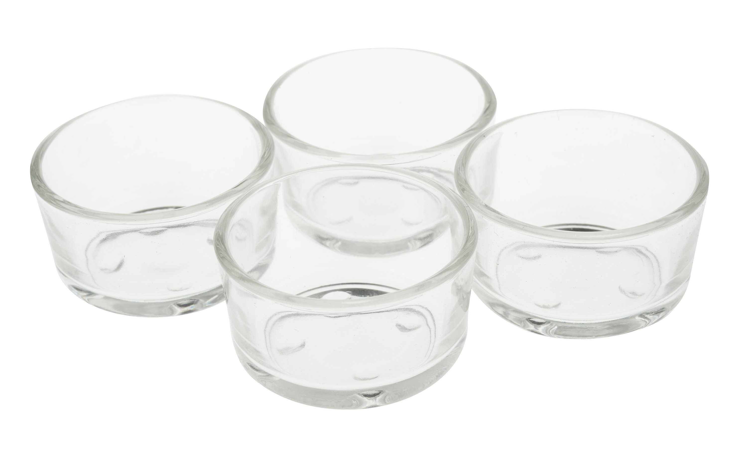 Teelichthalter Teelichtgläser 4er-Pack