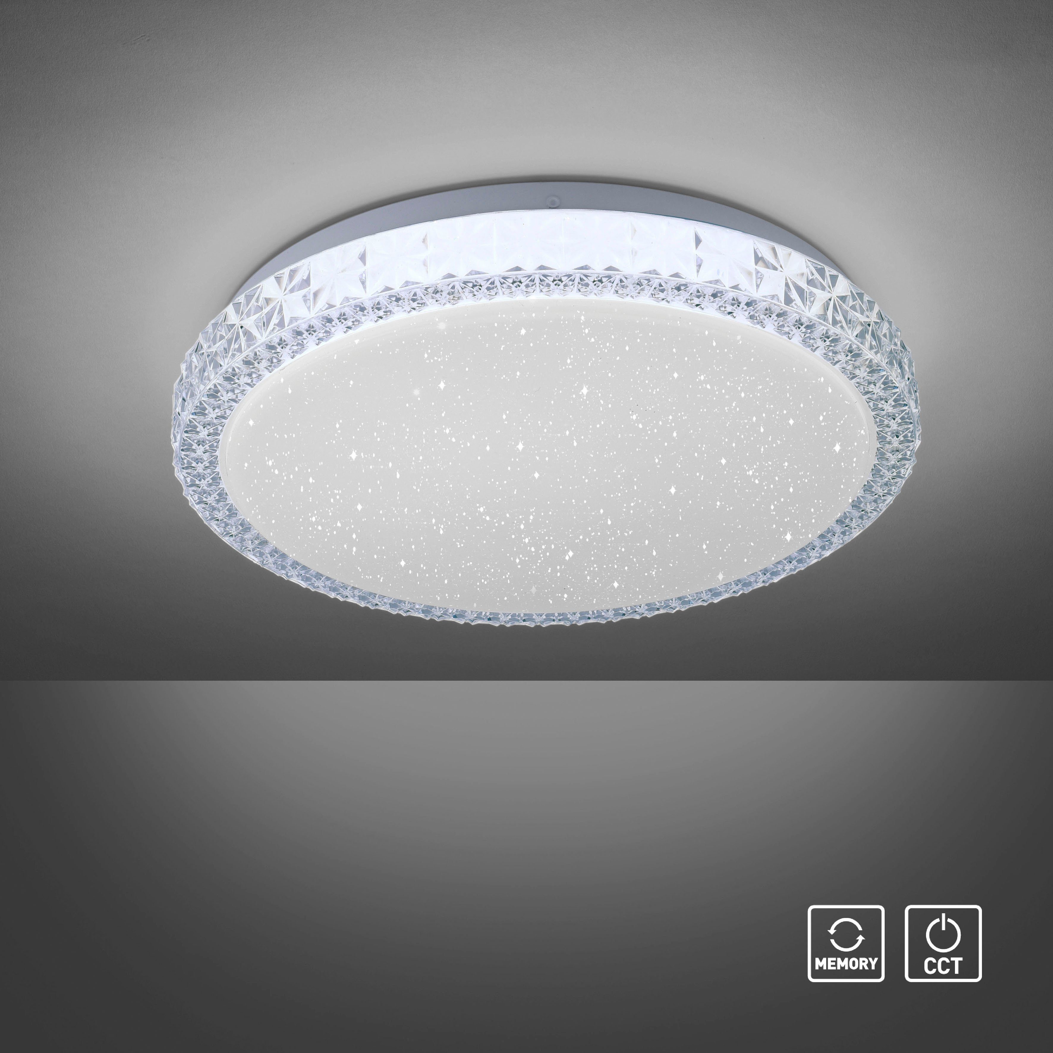 JUST LIGHT Deckenleuchte FRIDA, Memory, nach Trennung vom Netz, LED fest in günstig online kaufen