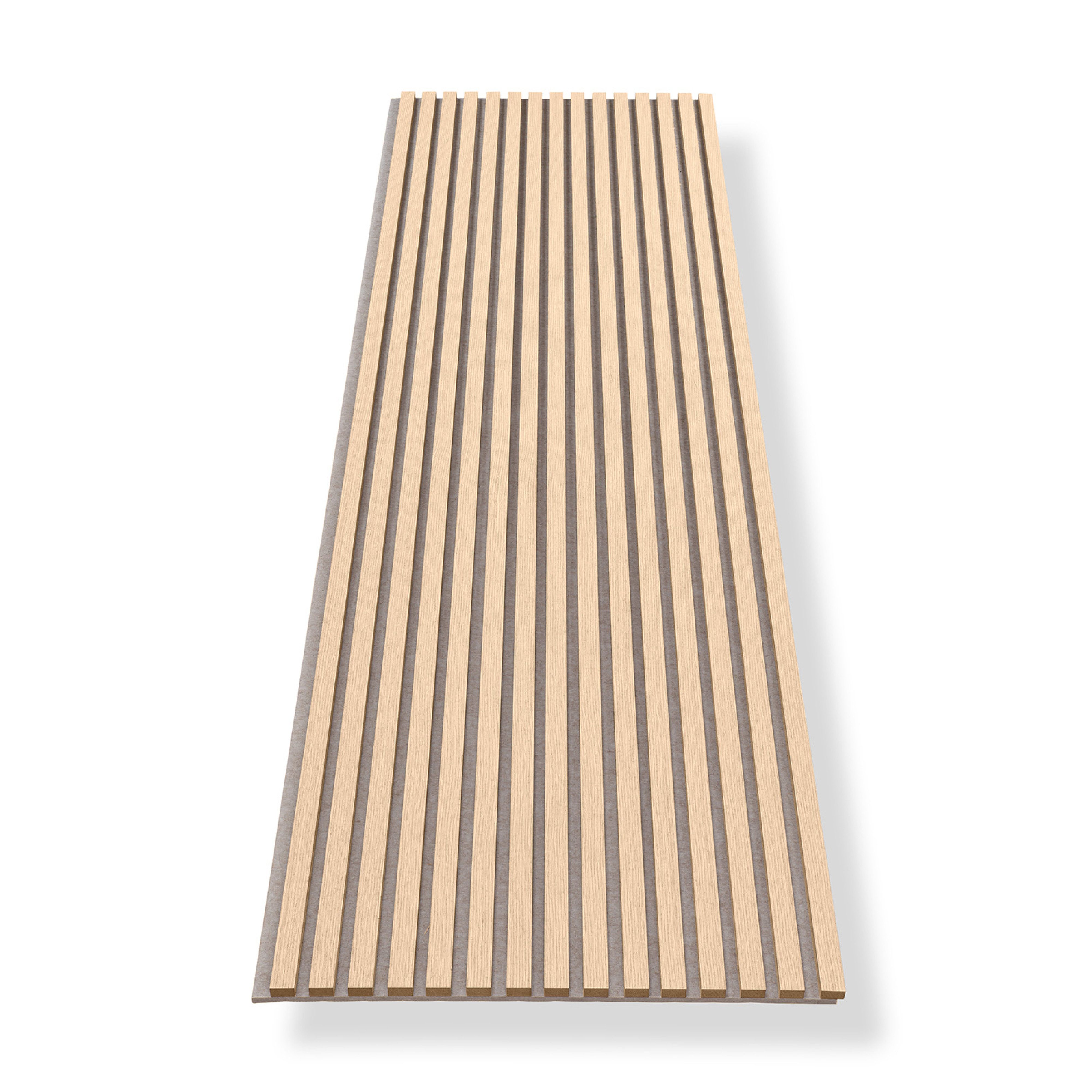 HAGEFOL Wandpaneel Akustikpaneele Holz, 3D Lamellenwand, verschiedene Größen, BxL: 60,00x240,00 cm, 1,44 qm, 3D Optik, Akustische Dämmung