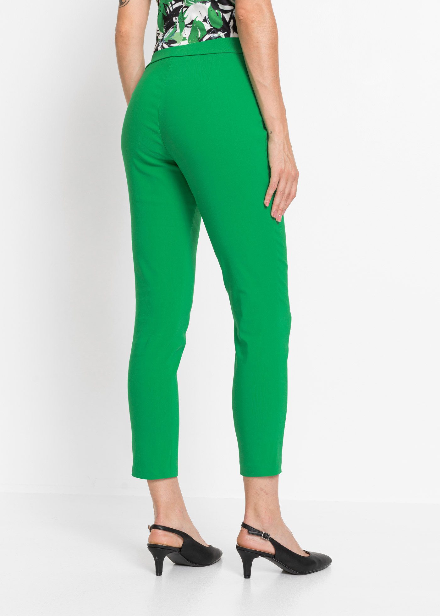 bonprix 7/8-Hose aus Viskose, Polyamid und Elasthan, Slim fit, femininer Stil