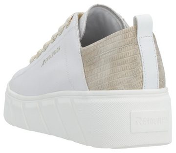 Rieker EVOLUTION Plateausneaker in modischem Look, Freizeitschuh, Halbschuh, Schnürschuh