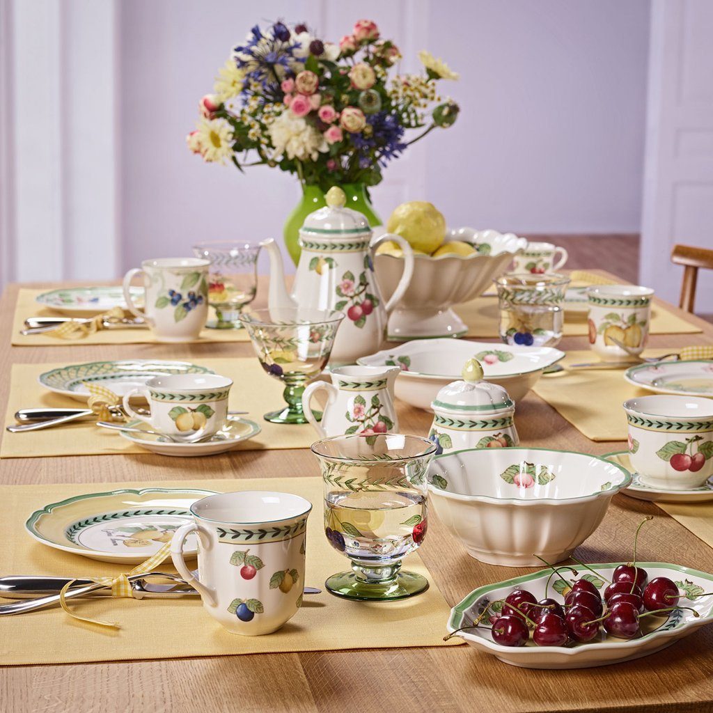 Villeroy & Boch Zuckerdose French Garden Fleurence Zuckerdose, Porzellan, (1-tlg), Premium Porcelain, 1 Stck, mikrow.- & spülm.sicher