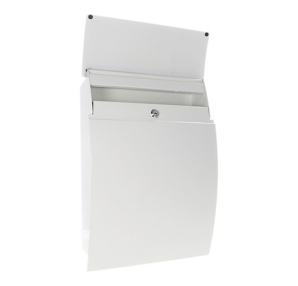 Thumbnail - Profirst Wandbriefkasten Profirst Mail PM 130 Briefkasten (Weiss, Stahl)