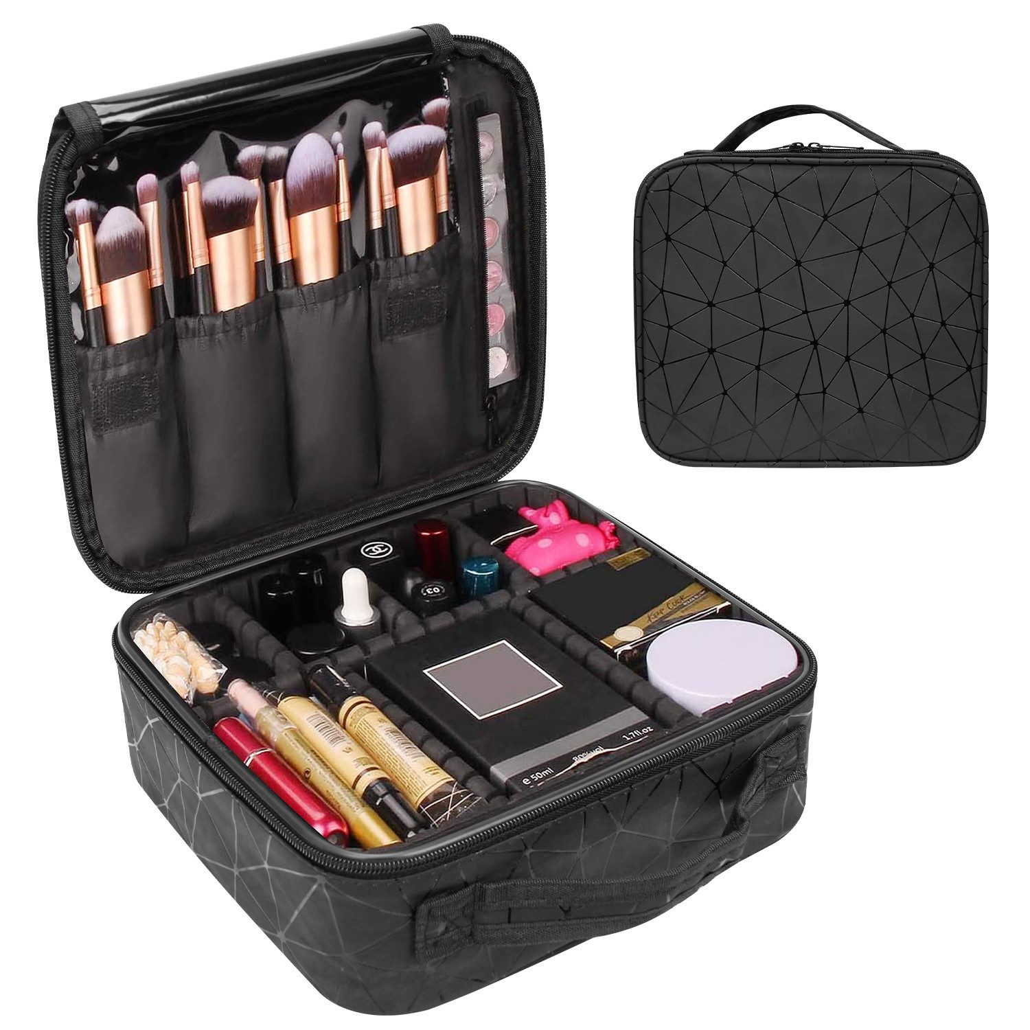 OSTWOLKE Kosmetik-Koffer Kosmetiktasche Schminktasche Portable Reise Make U günstig online kaufen